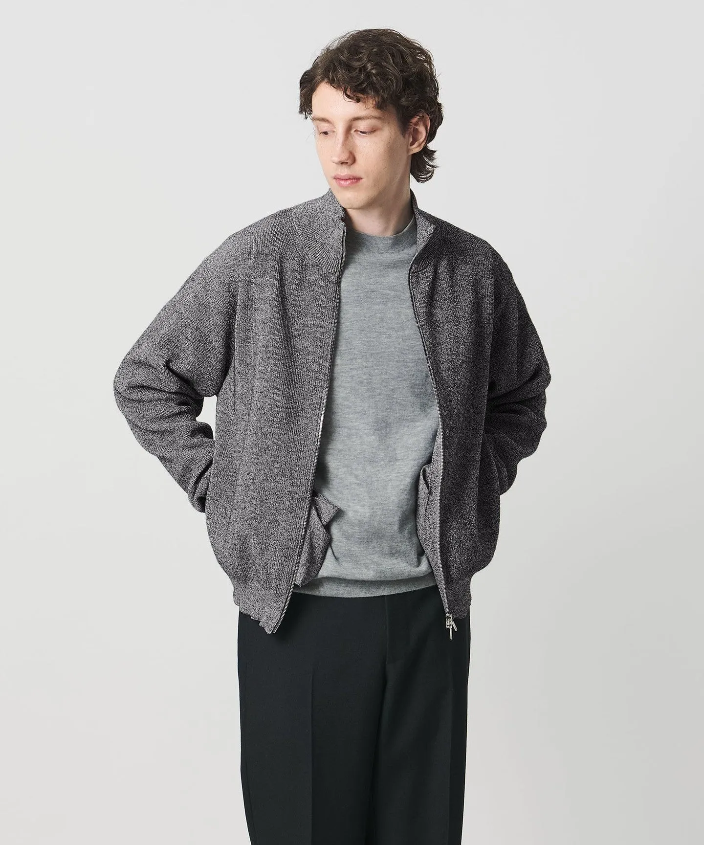 ジップアップ ドライバーズニット sold by United Arrows product image thumbnail 3