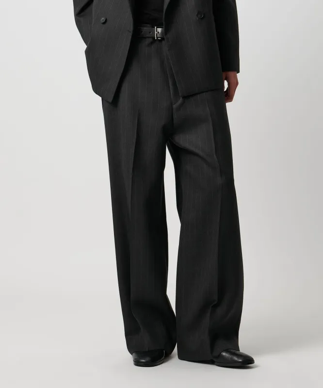 [H]クリア ダブルクロス ワイドスラックス made by United Arrows