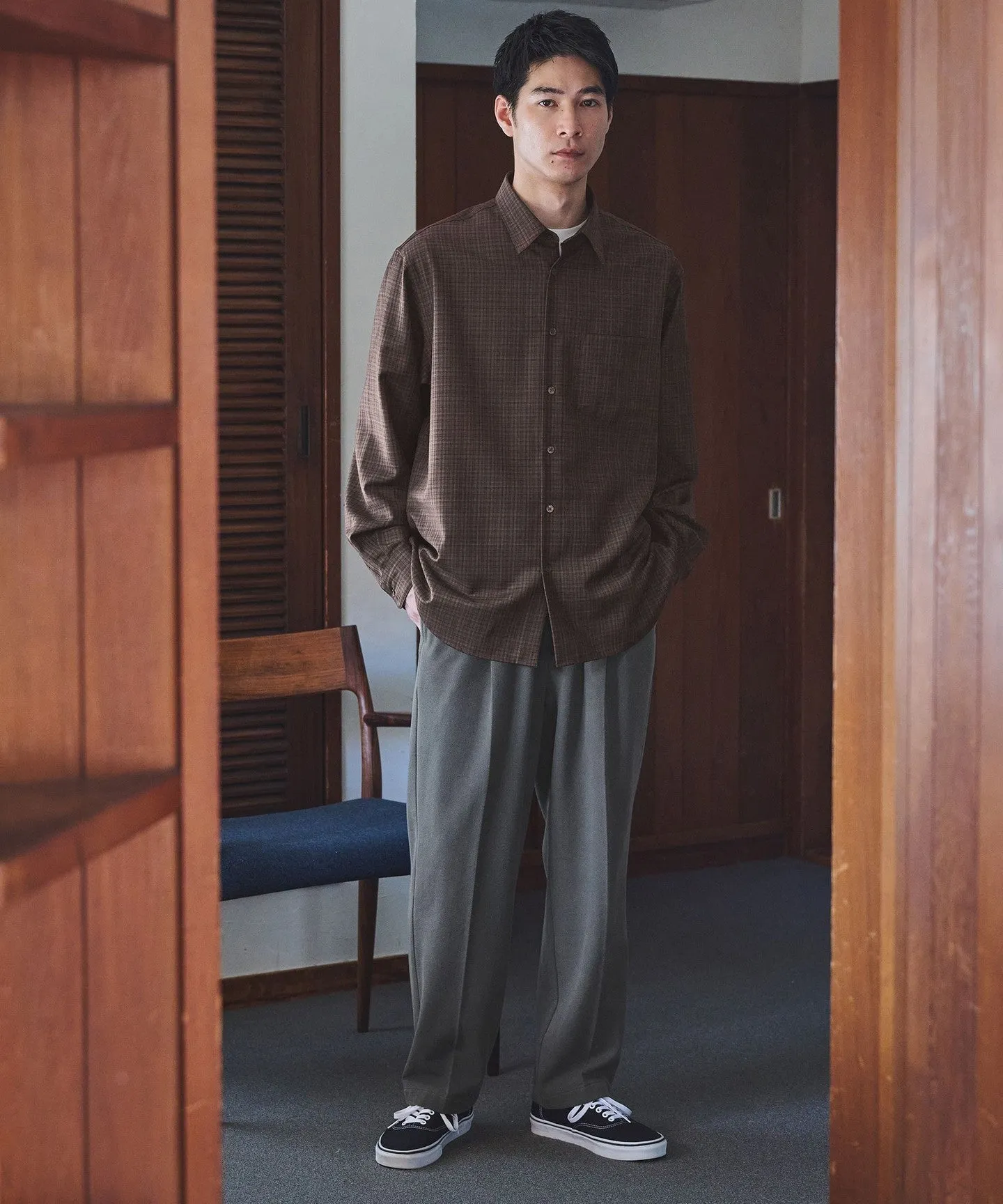 ウォッシャブル チェック ジャストルーズ シャツ sold by United Arrows product image thumbnail 4