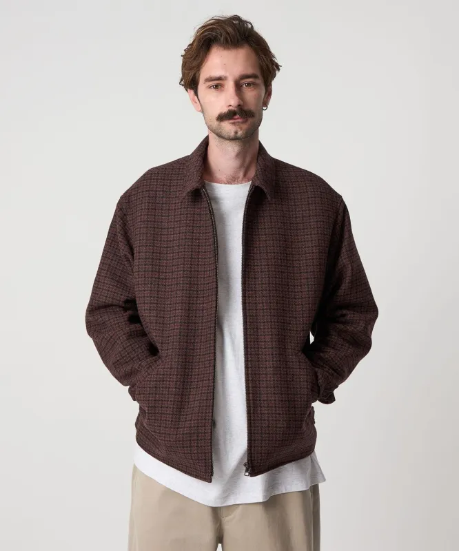 [Steven Alan] ブリティッシュチェック ワーク ブルゾン made by Steven Alan
