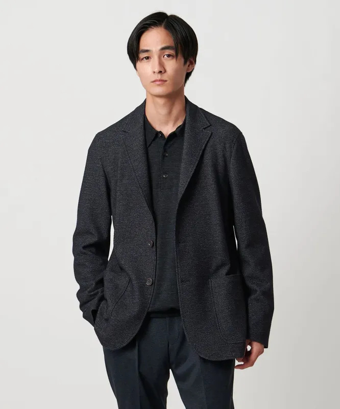 FORTEX メランジ シングル 2ボタン テーラードジャケット CS/T-MODEL 2WAYストレッチ made by United Arrows