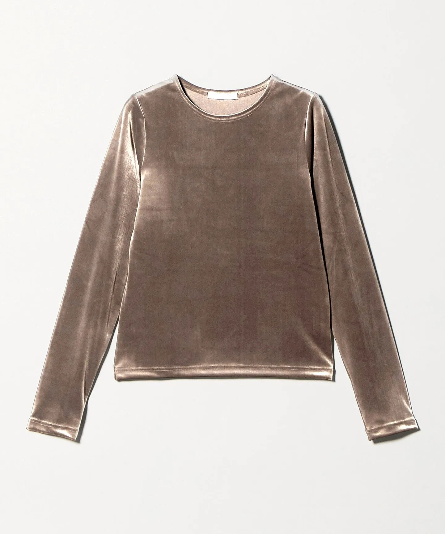 ポリエステルブレンド ベロアロングスリーブ Tシャツ sold by United Arrows product image thumbnail 4