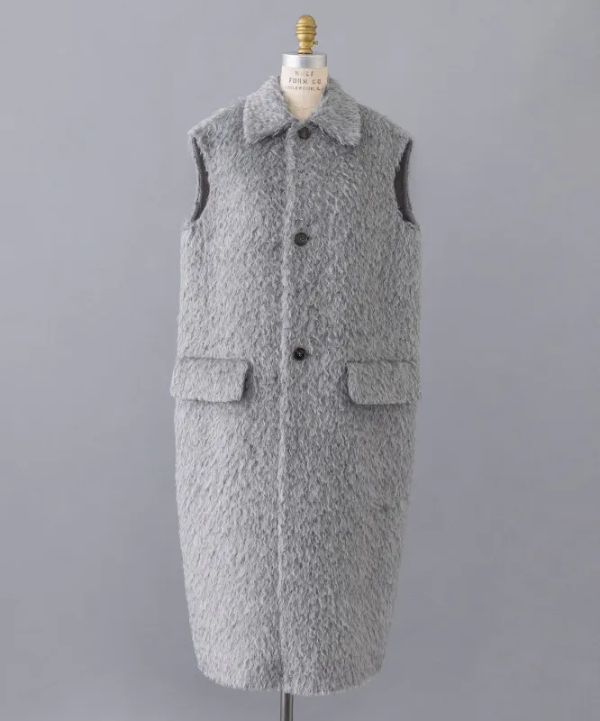 FALL シャギーダブルフェイススリーブレスコート made by United Arrows