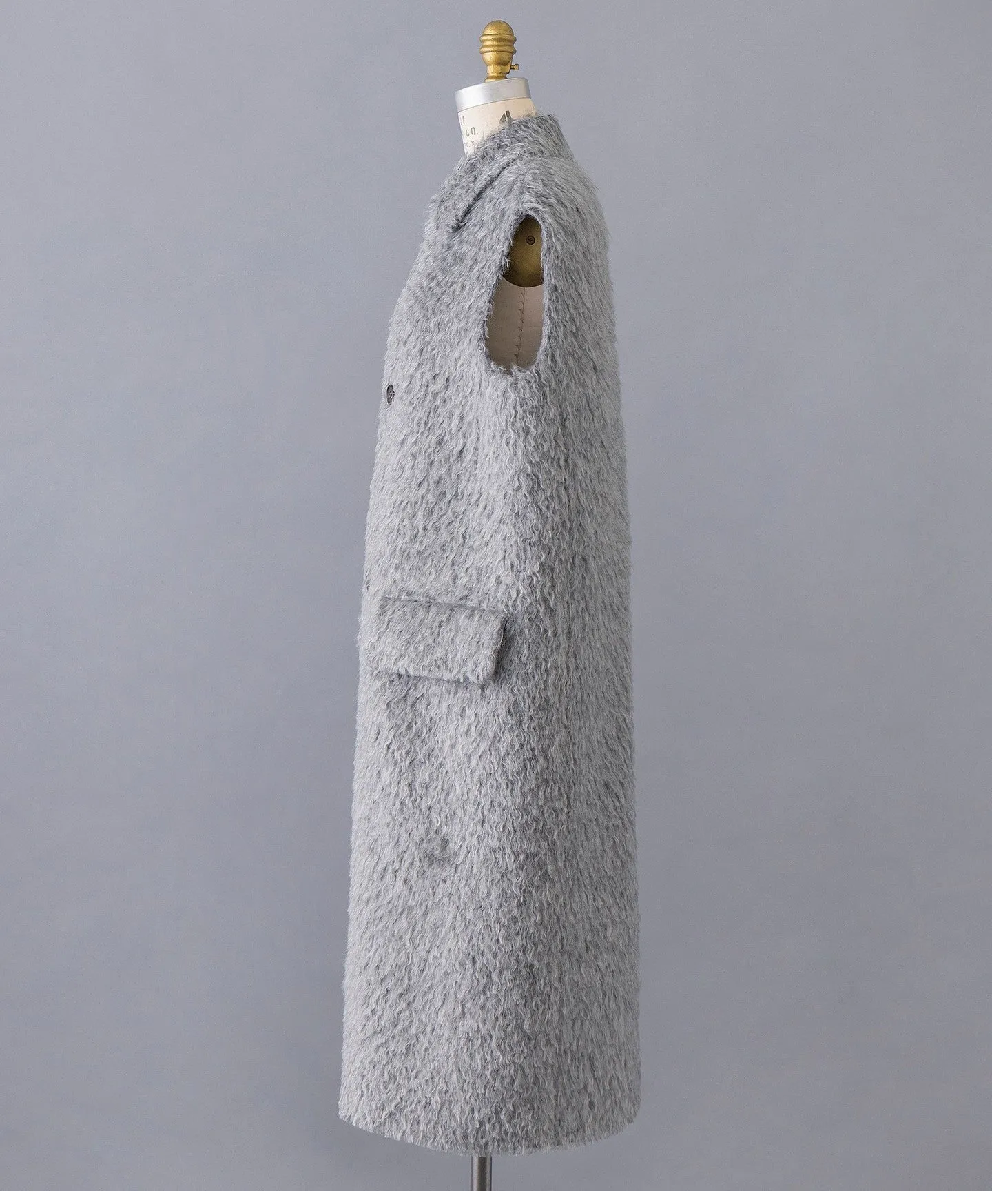 FALL シャギーダブルフェイススリーブレスコート sold by United Arrows product image thumbnail 2