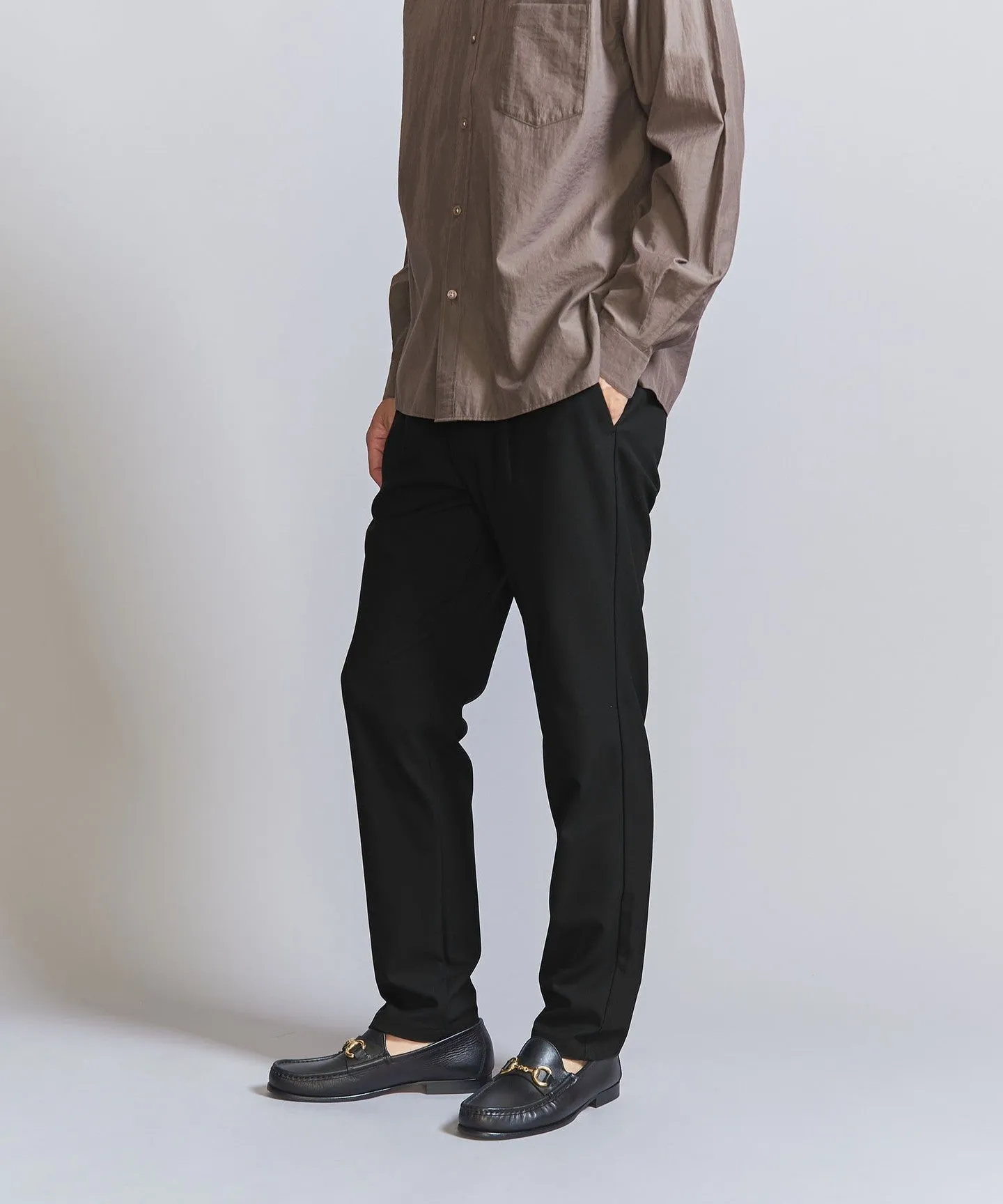 TR ピンヘッド 1プリーツ イージー パンツ ‐タテ・ヨコストレッチ‐ sold by United Arrows product image thumbnail 2