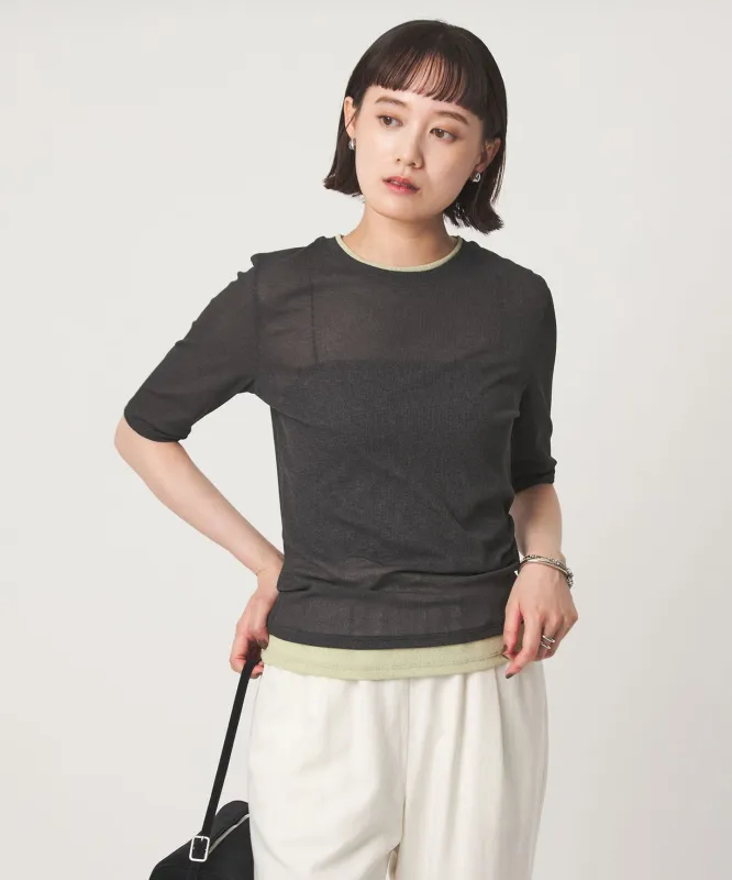 シアー メランジ Tシャツ made by United Arrows