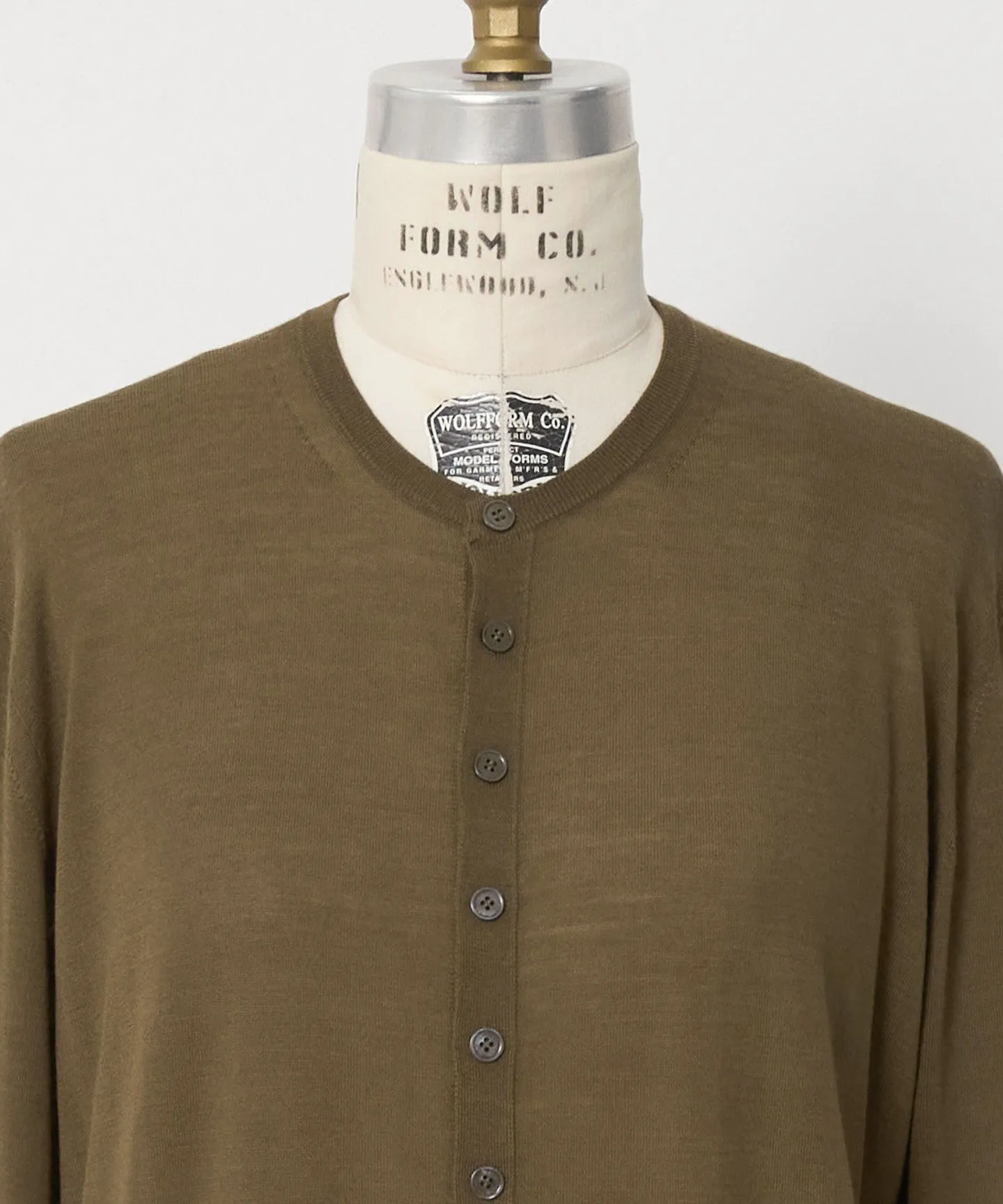 FW 18Gウールシルククルーネックカーディガン sold by United Arrows product image thumbnail 4