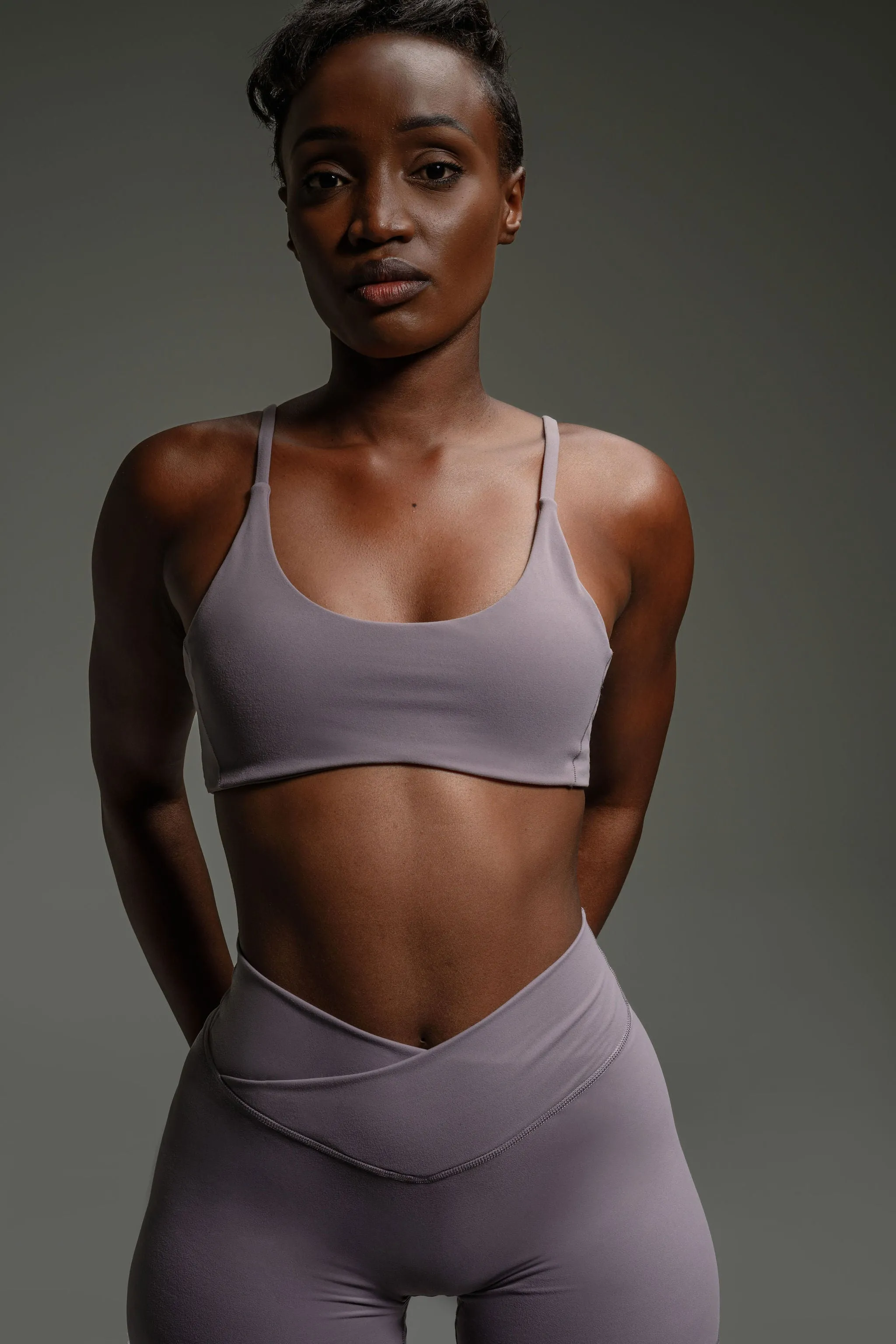 Charm Sports Bra - Shark sold by Kamo Fitness