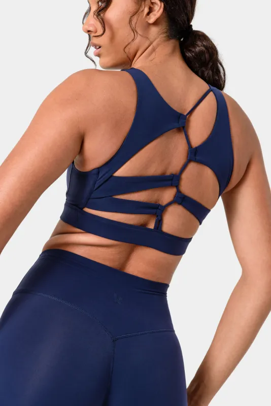 Nora Sports Bra - Dark Iris sold by Kamo Fitness