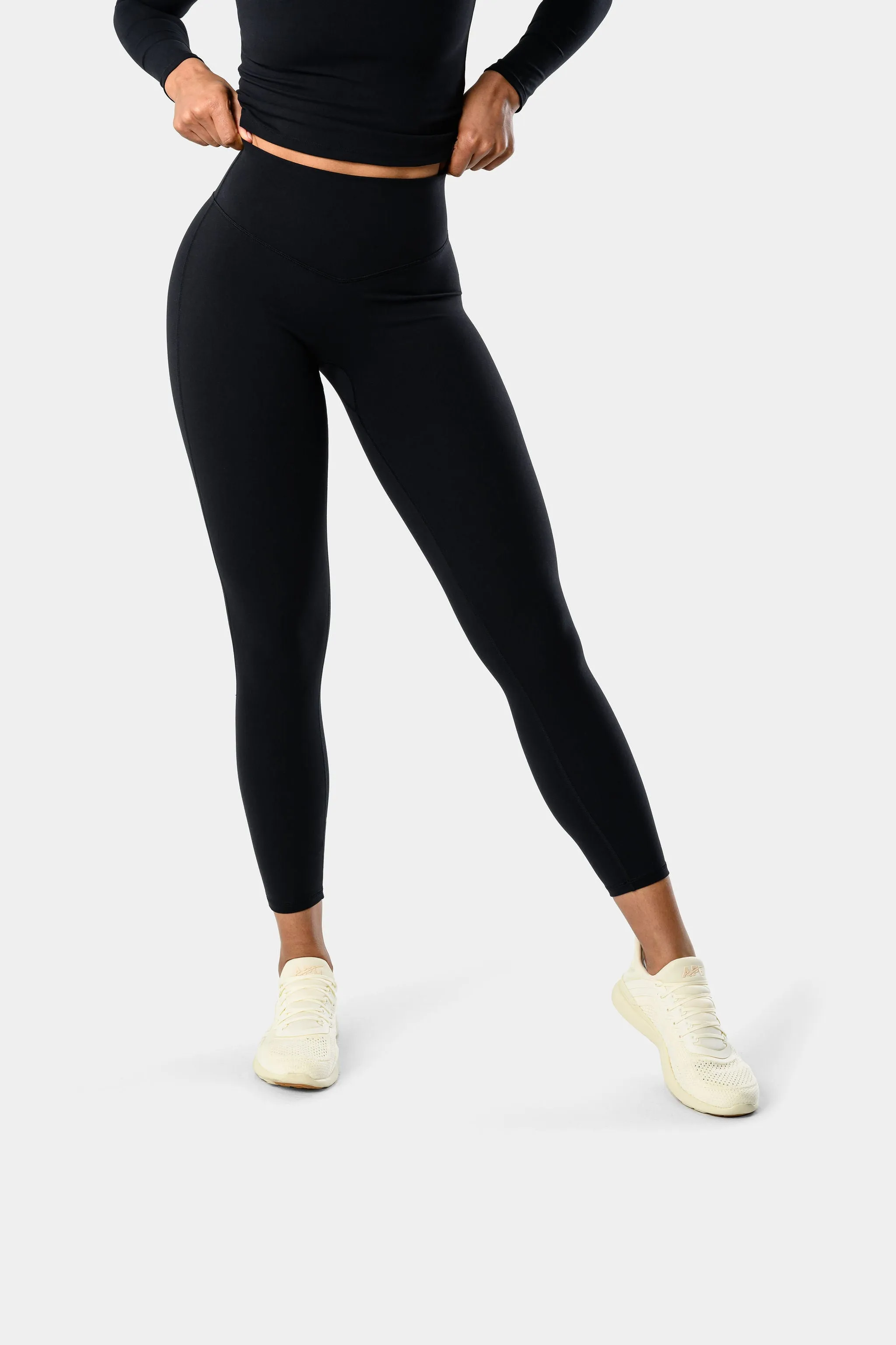 Alura V-Line Leggings - Black sold by Kamo Fitness