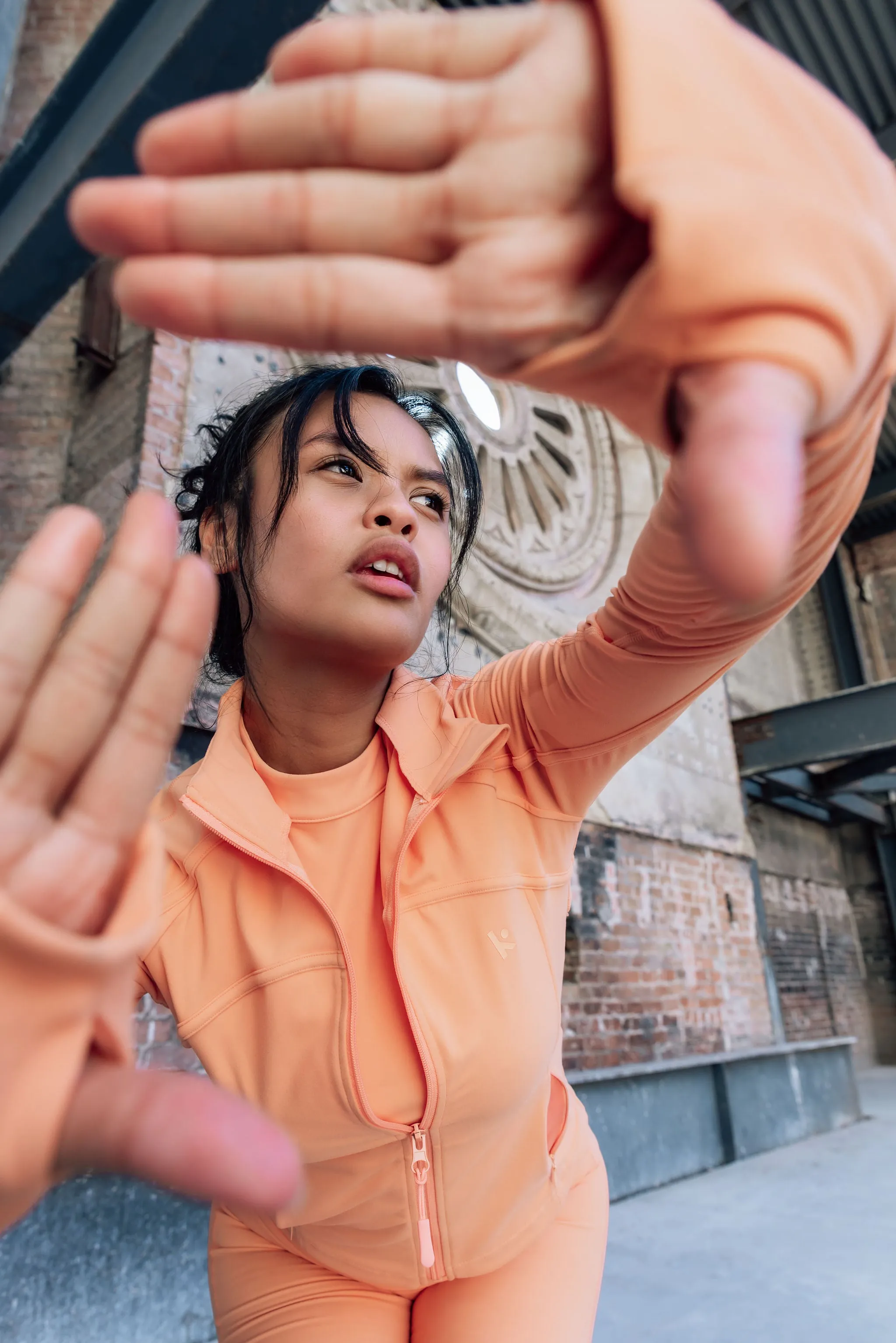 Serenity Nyla Jacket - Orange sold by Kamo Fitness product image thumbnail 2