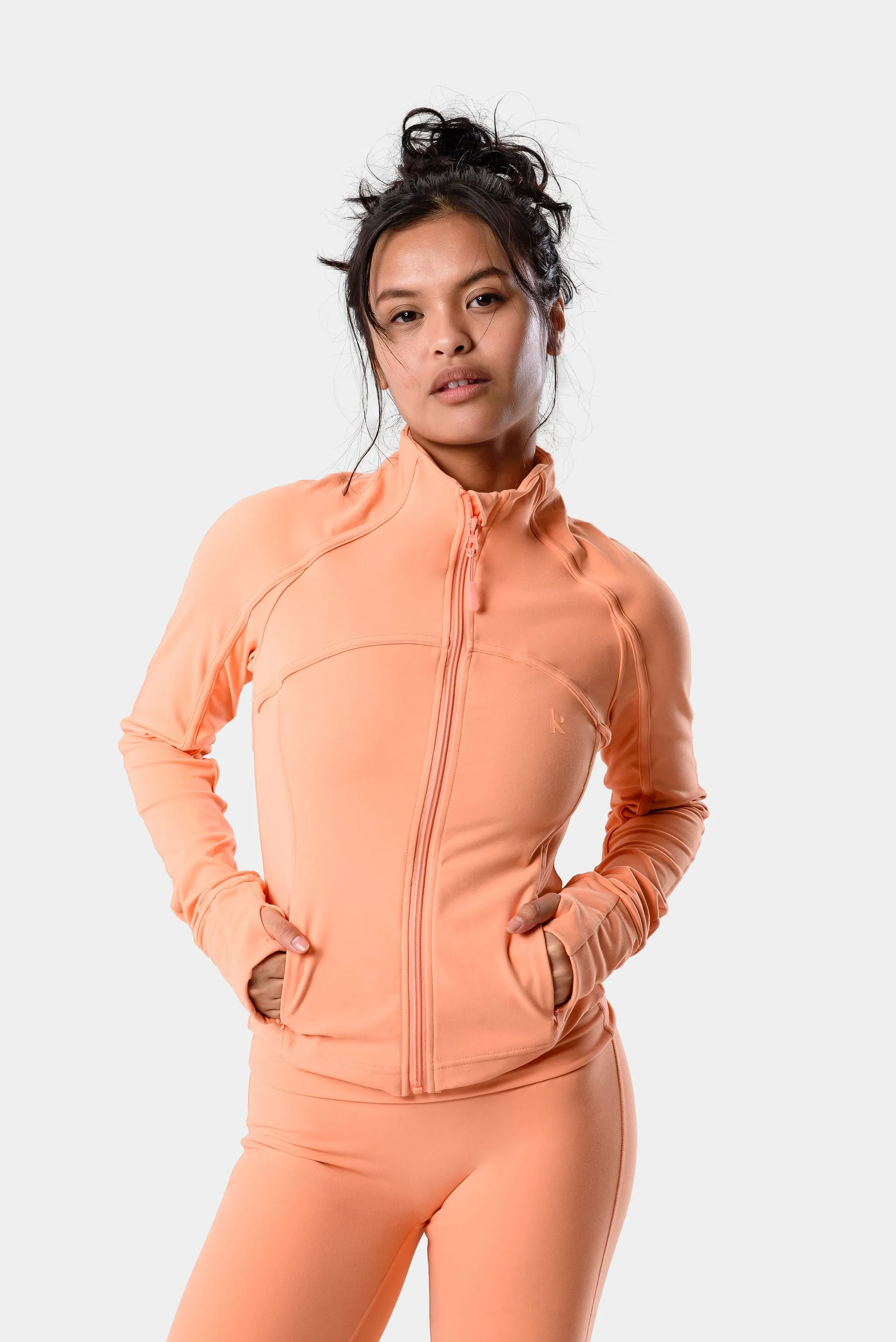 Serenity Nyla Jacket - Orange sold by Kamo Fitness product image thumbnail 3
