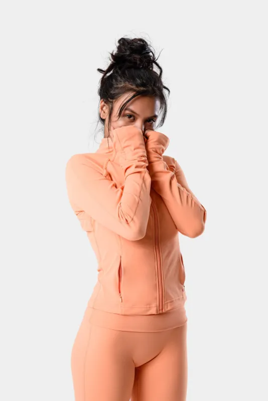 Serenity Nyla Jacket - Orange made by Kamo Fitness