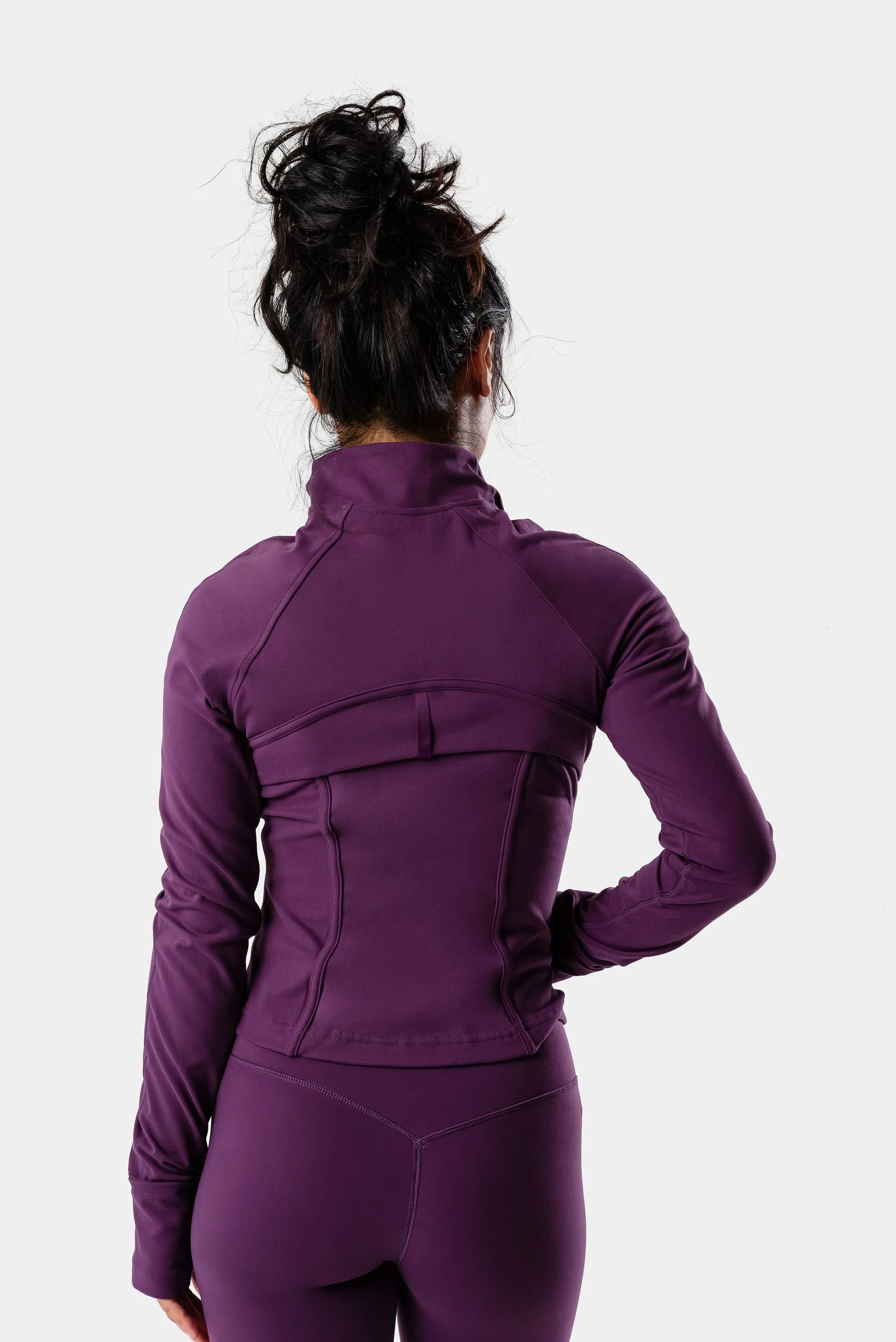 Serenity Nyla Jacket - Blackberry Wine sold by Kamo Fitness product image thumbnail 4