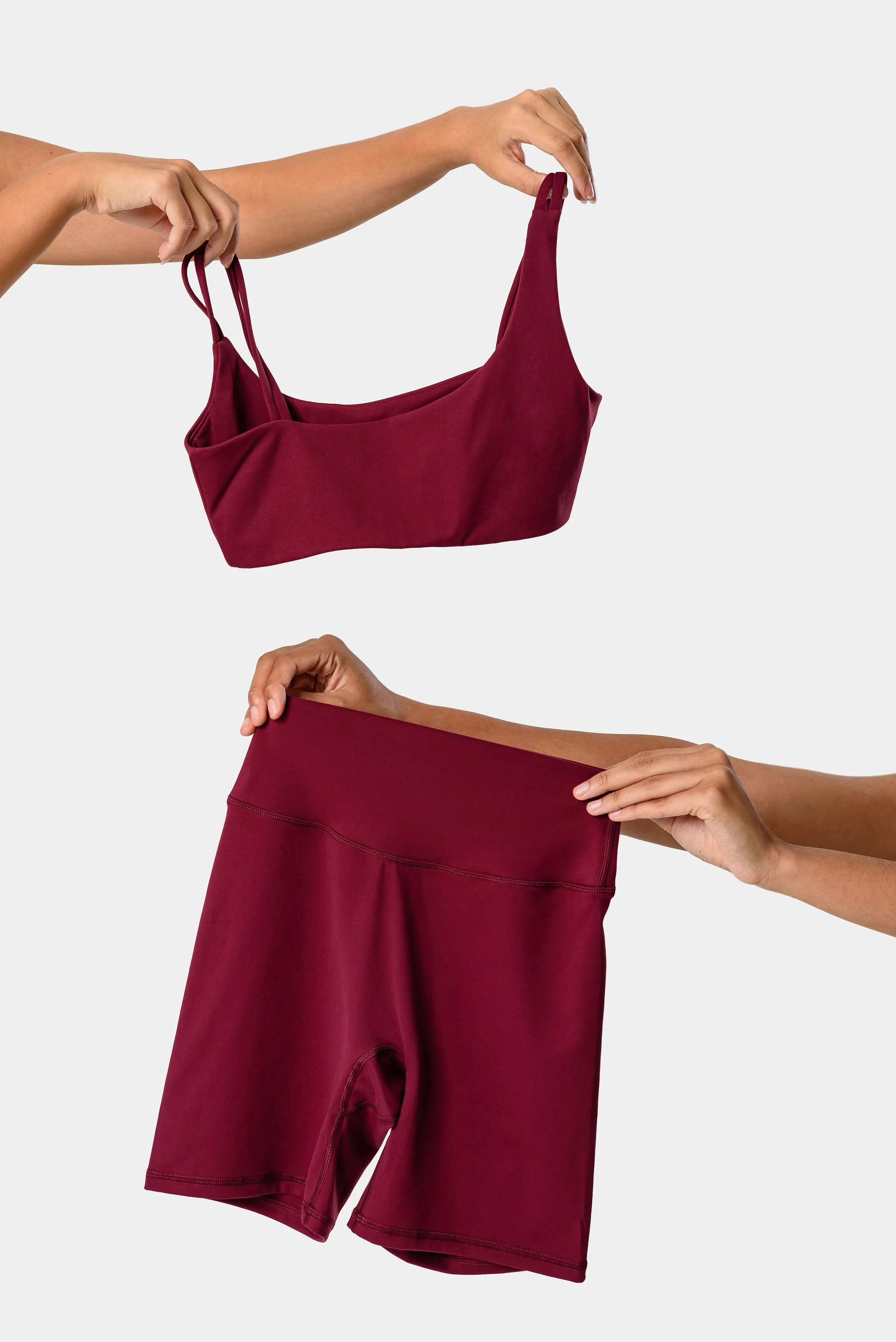 Ivy Sports Bra - Dark Cherry sold by Kamo Fitness product image thumbnail 4