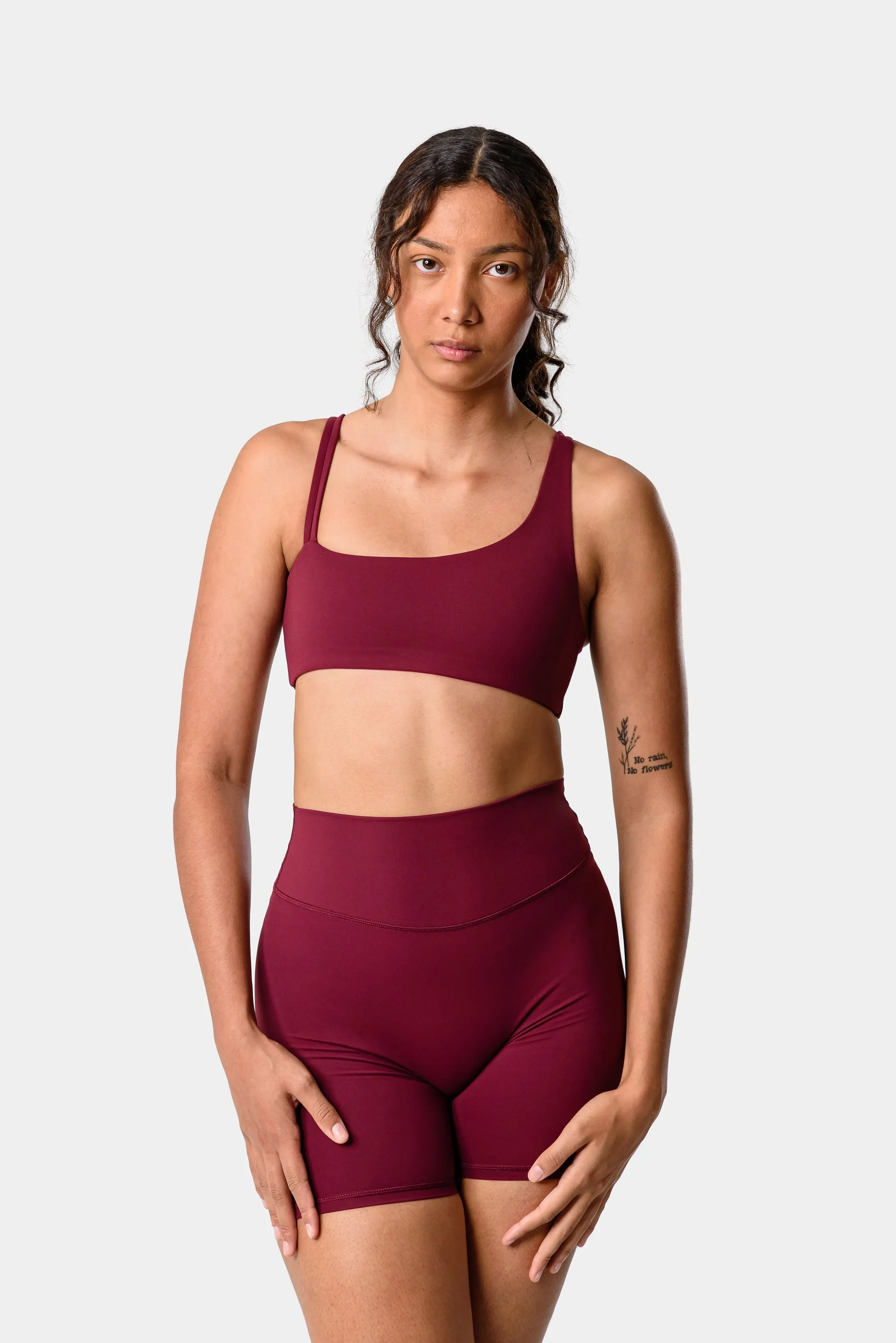 Ivy Sports Bra - Dark Cherry sold by Kamo Fitness product image thumbnail 2