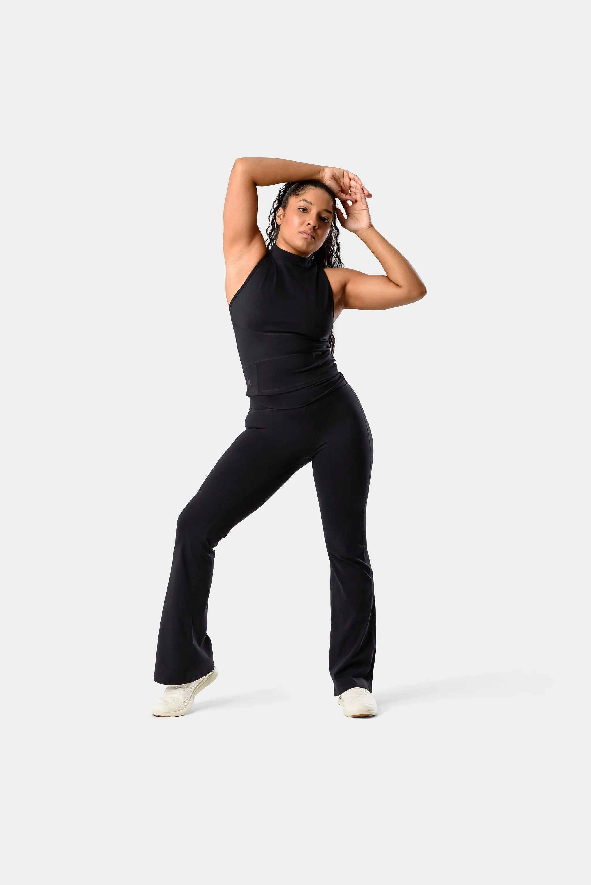 Mia High Neck Top - Black sold by Kamo Fitness product image thumbnail 5