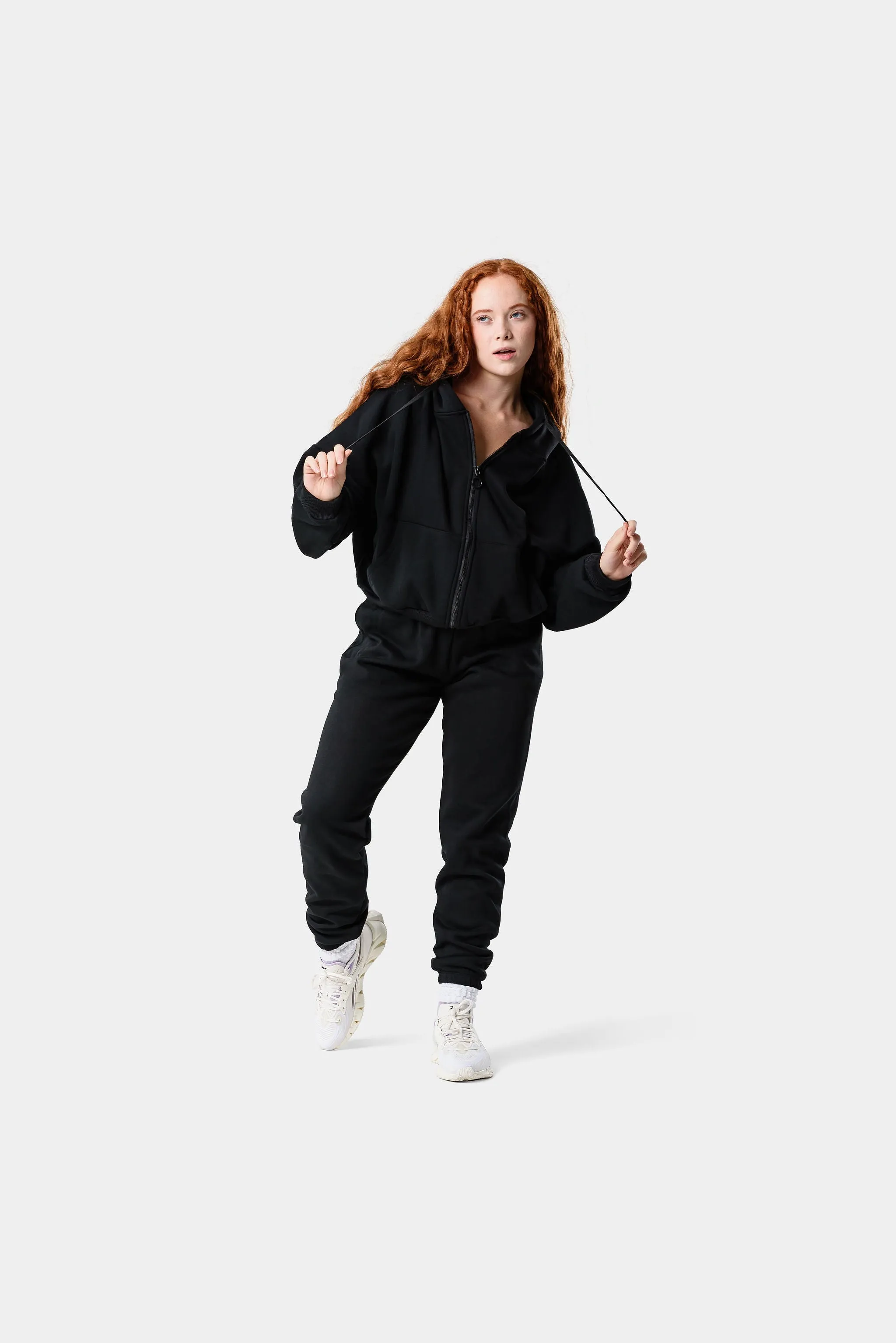 CozyTec Full Zip Hoodie - Black sold by Kamo Fitness product image thumbnail 3