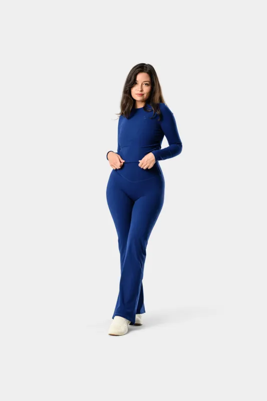 Alura V-Line Flare Leggings 31” - Royal Blue sold by Kamo Fitness