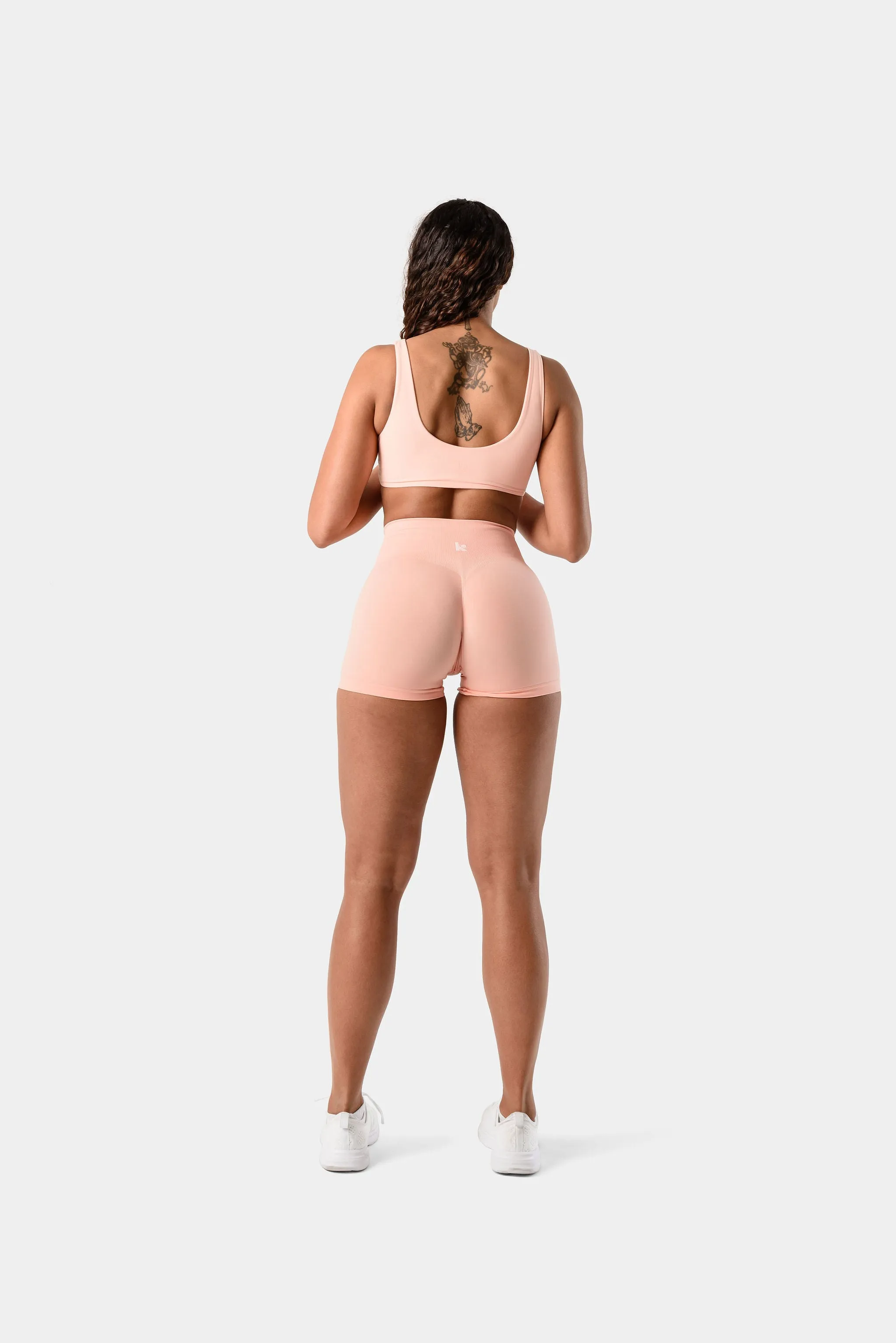 FeatherLite Cleo Sports Bra - Peach Bud sold by Kamo Fitness product image thumbnail 3