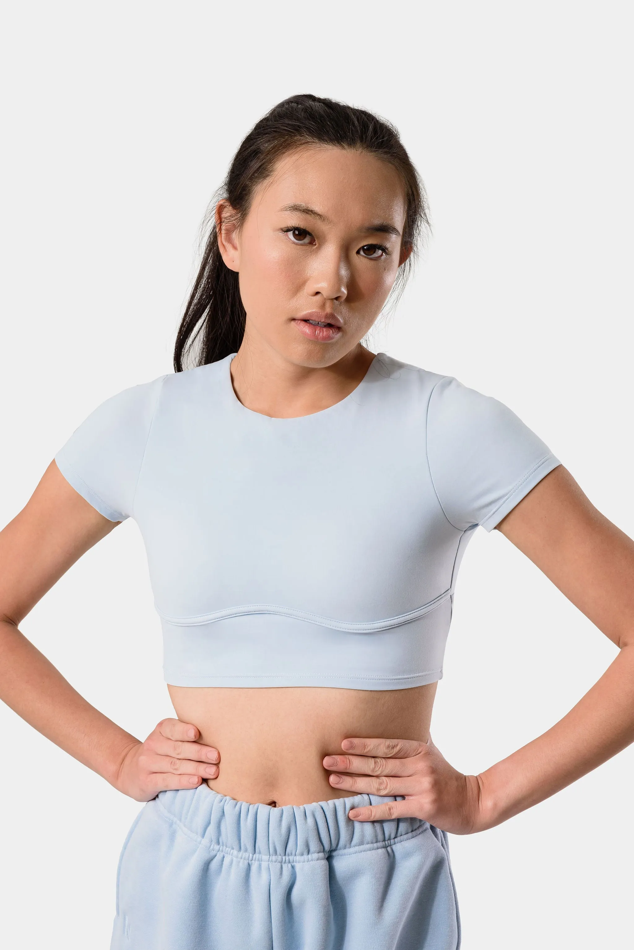 Isla Short Sleeve Top - Skyway sold by Kamo Fitness