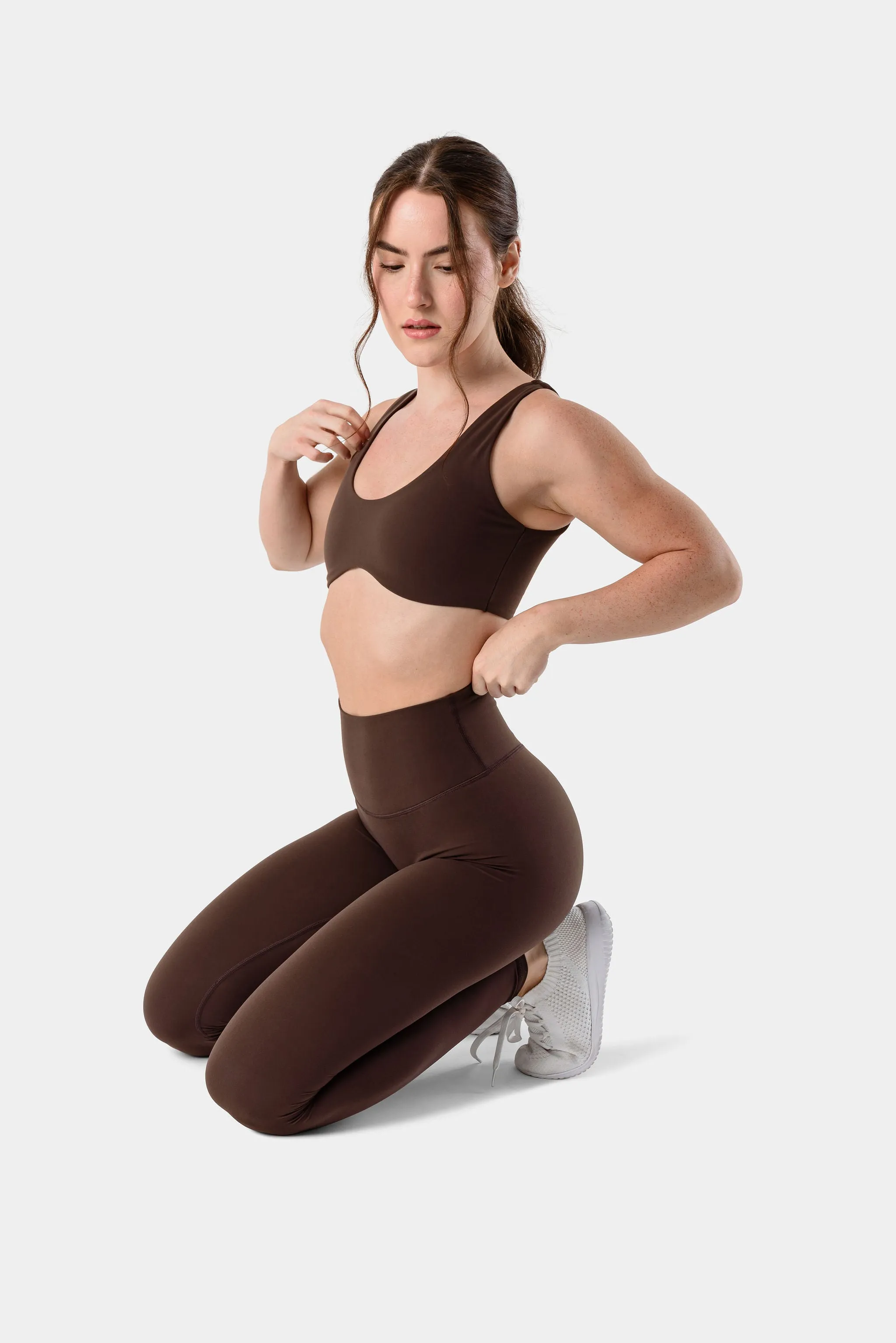 FeatherLite Cleo Sports Bra - Java Brown sold by Kamo Fitness product image thumbnail 3