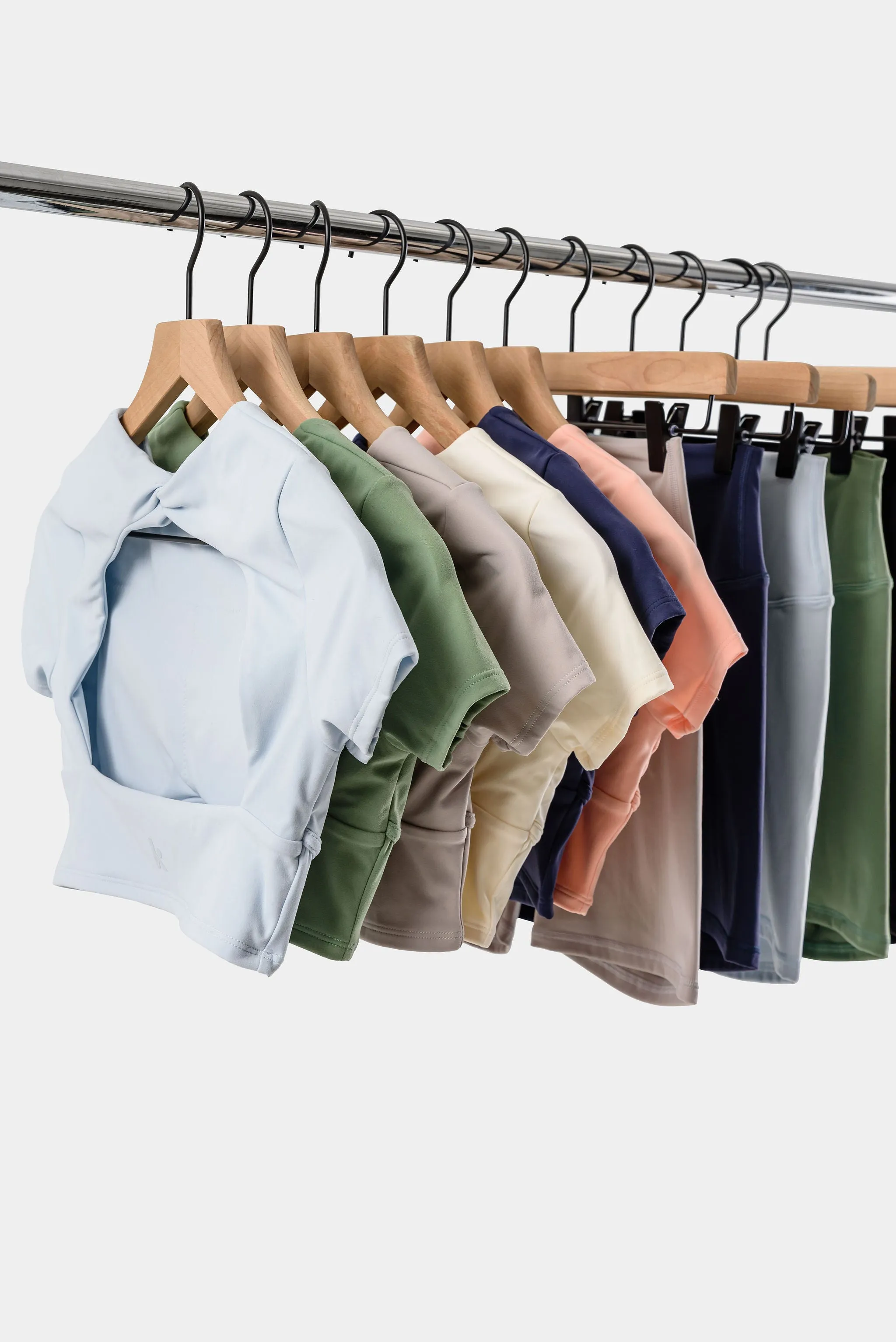 Isla Short Sleeve Top - Peach Bud sold by Kamo Fitness product image thumbnail 5