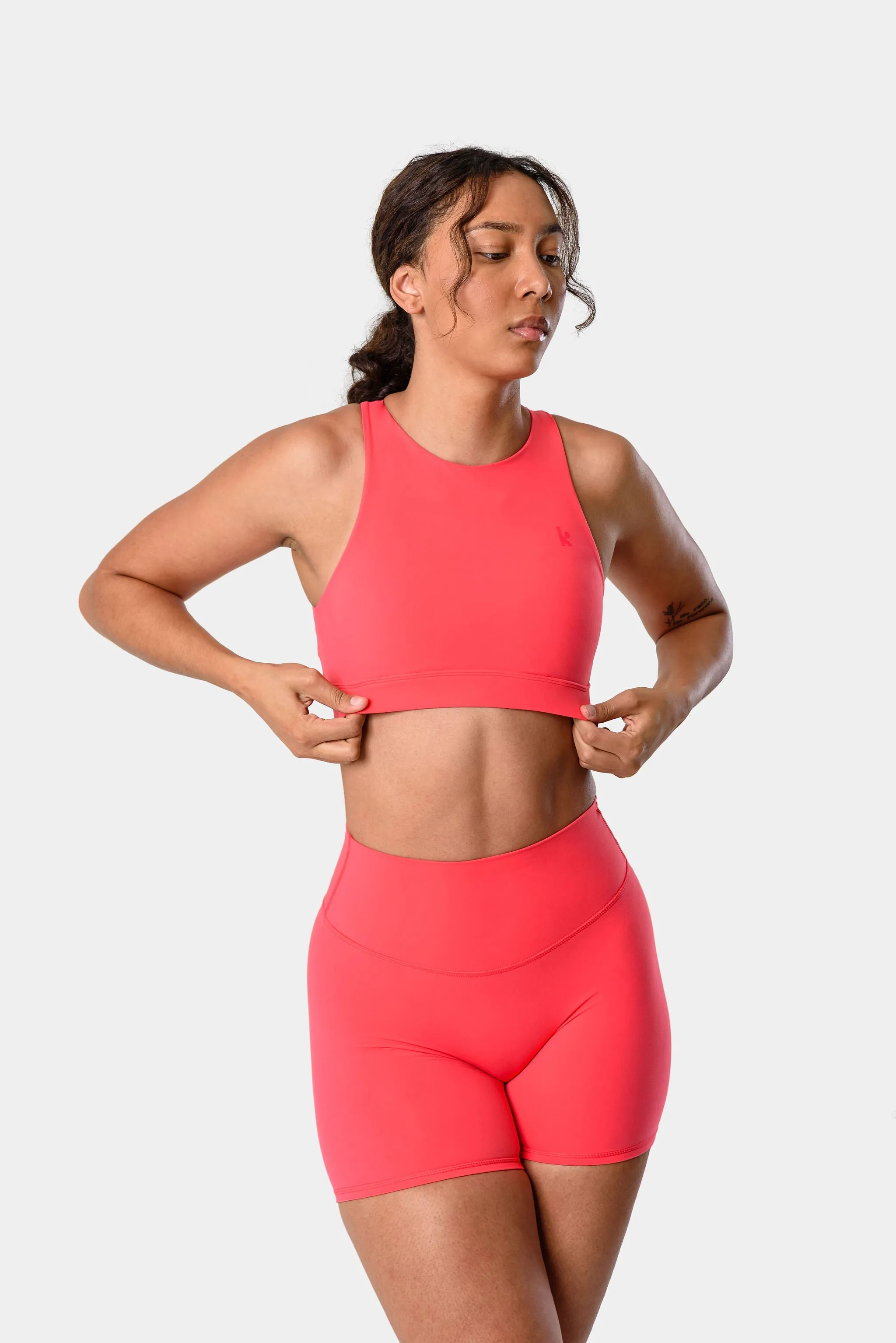 Nora Sports Bra - Paradise Pink sold by Kamo Fitness product image thumbnail 2