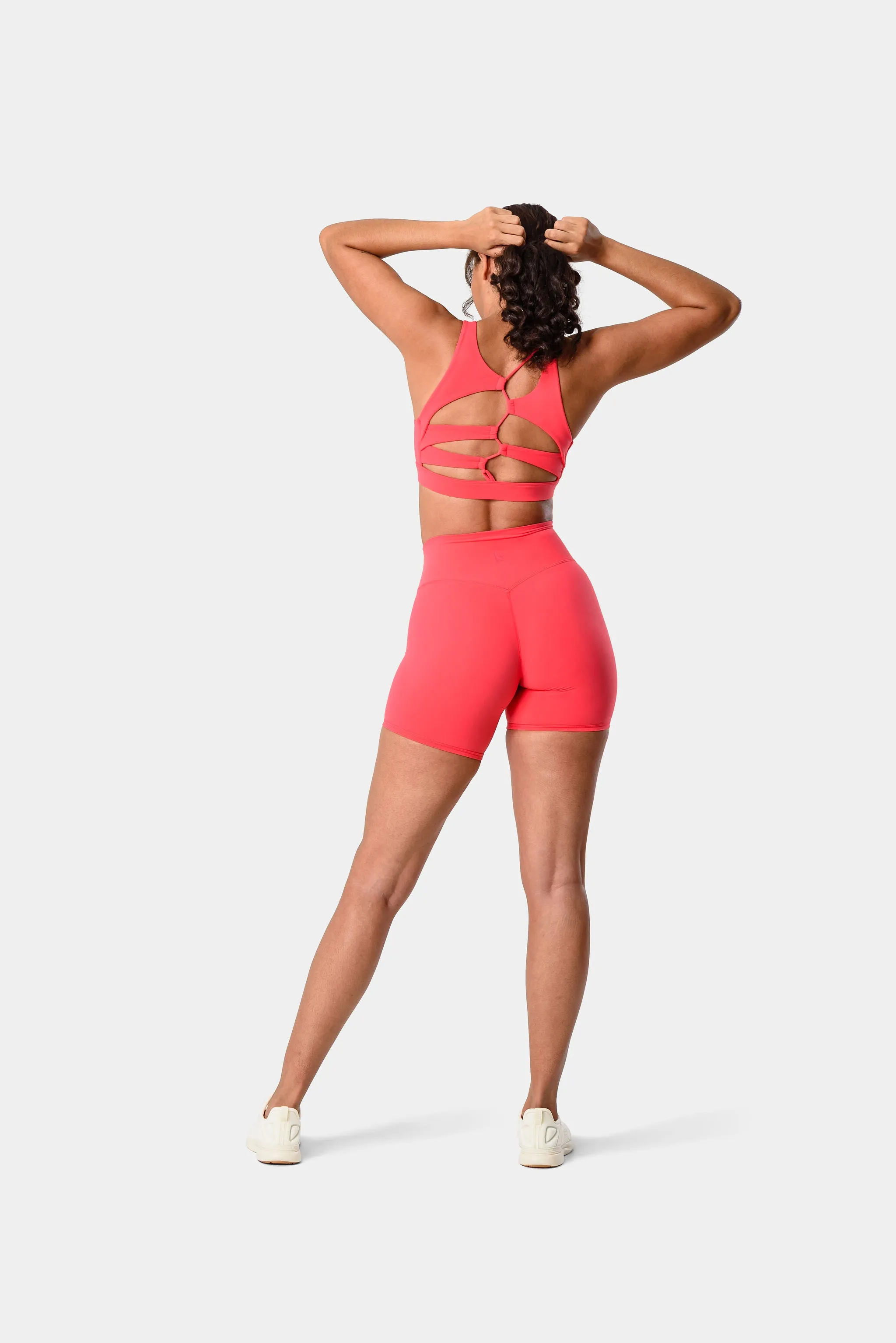 Nora Sports Bra - Paradise Pink sold by Kamo Fitness product image thumbnail 3