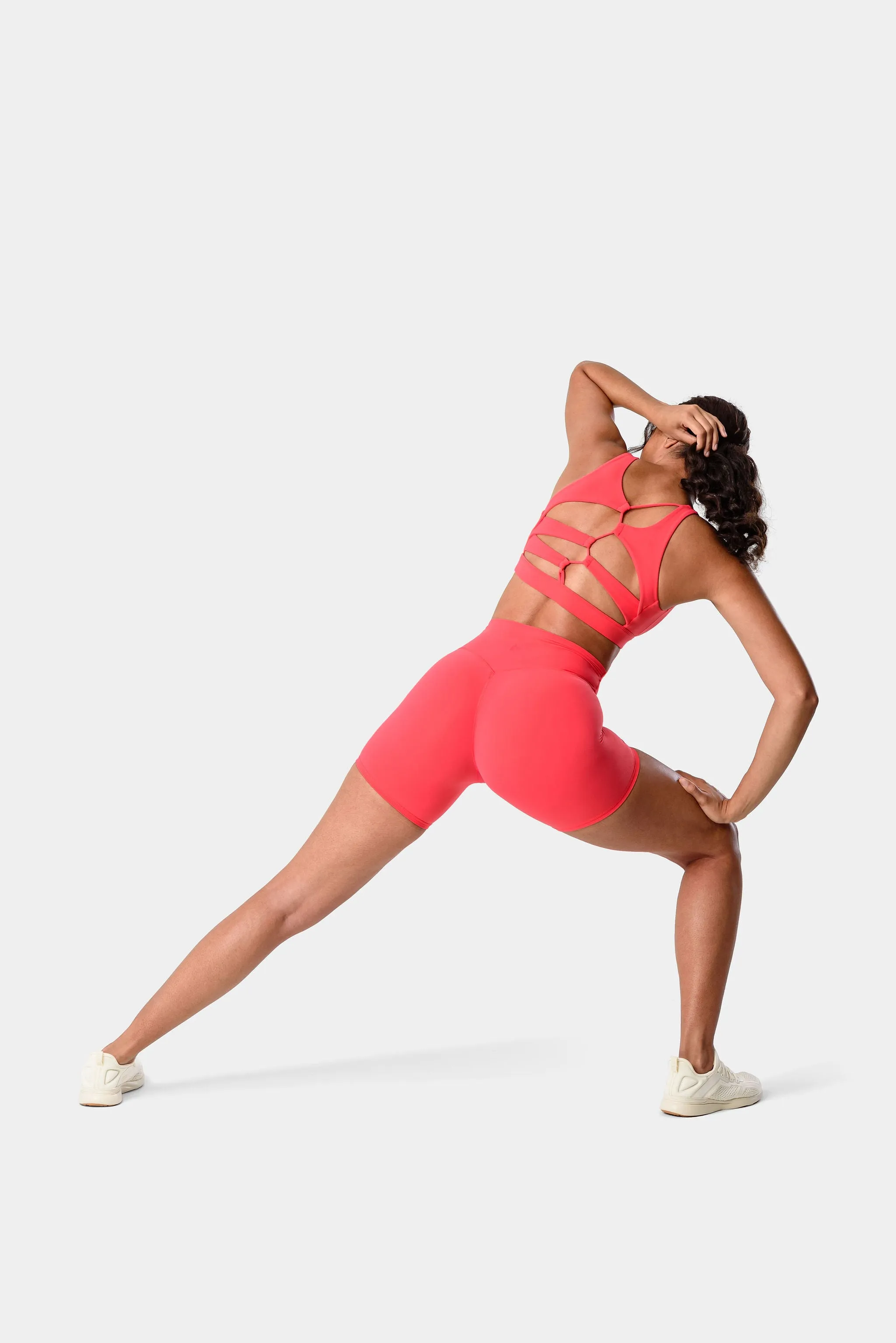 Nora Sports Bra - Paradise Pink sold by Kamo Fitness product image thumbnail 5