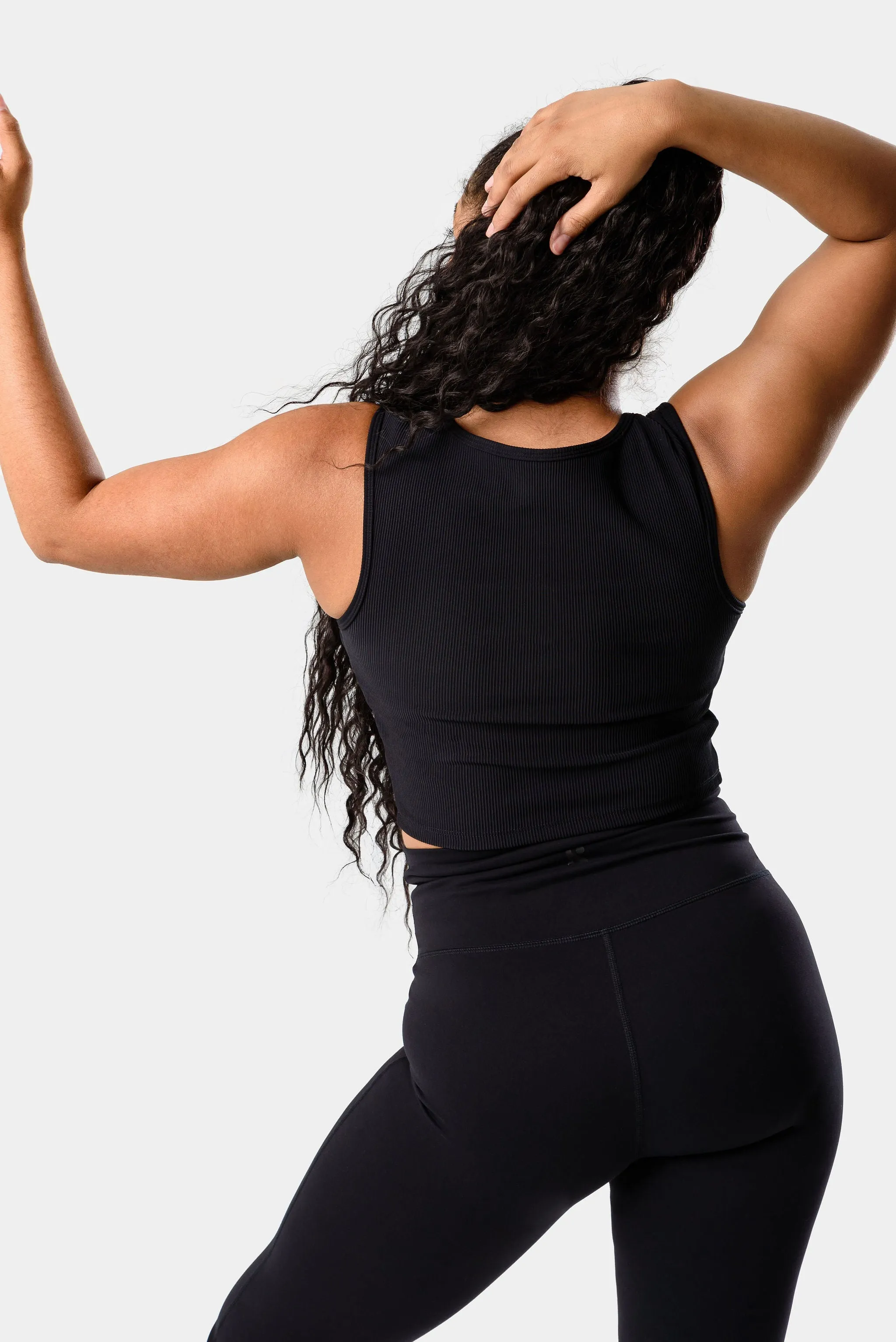 Aria Cutout Waist Tank - Black sold by Kamo Fitness product image thumbnail 4