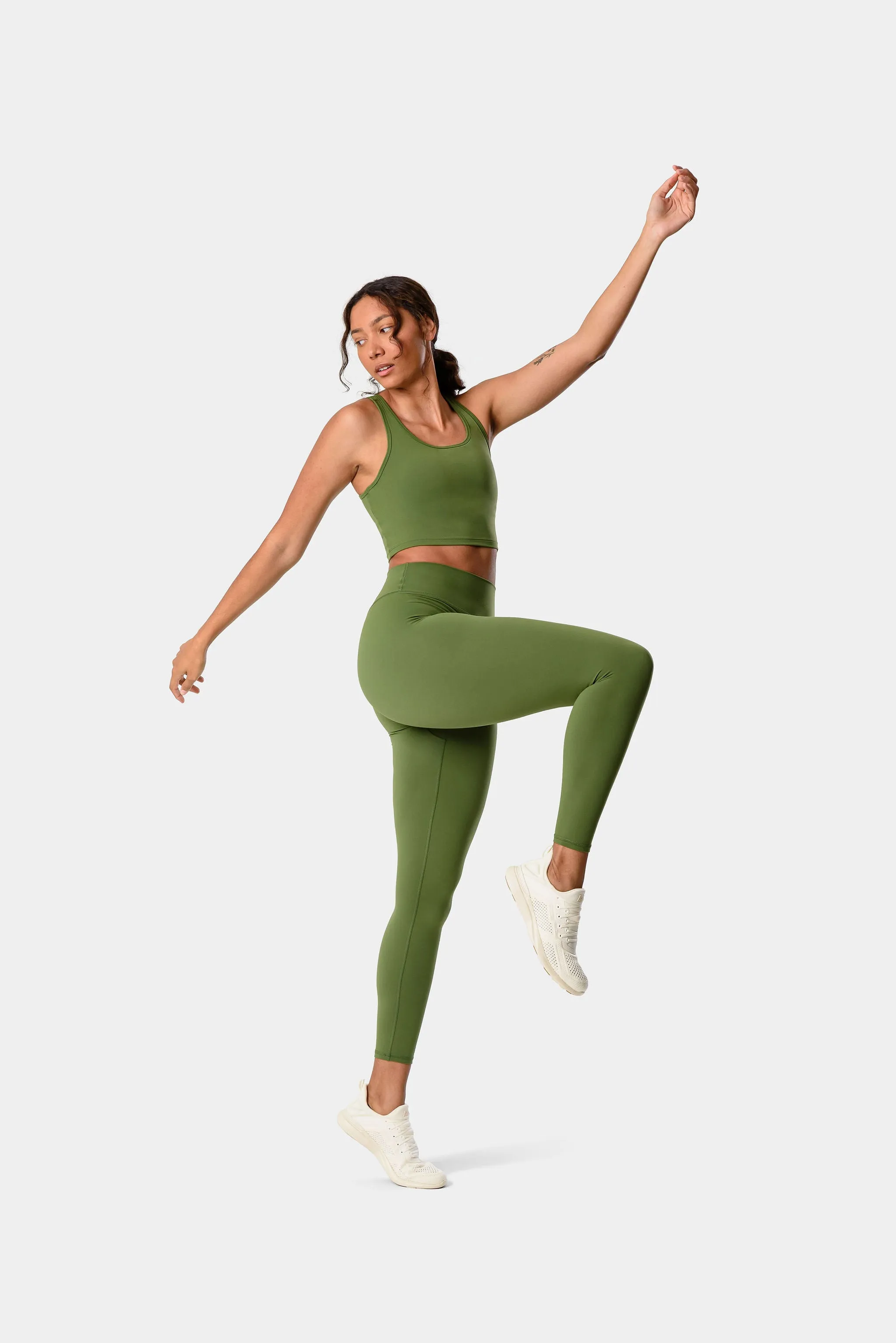 Sydney Tank Top Sports Bra - Jade Green sold by Kamo Fitness product image thumbnail 4