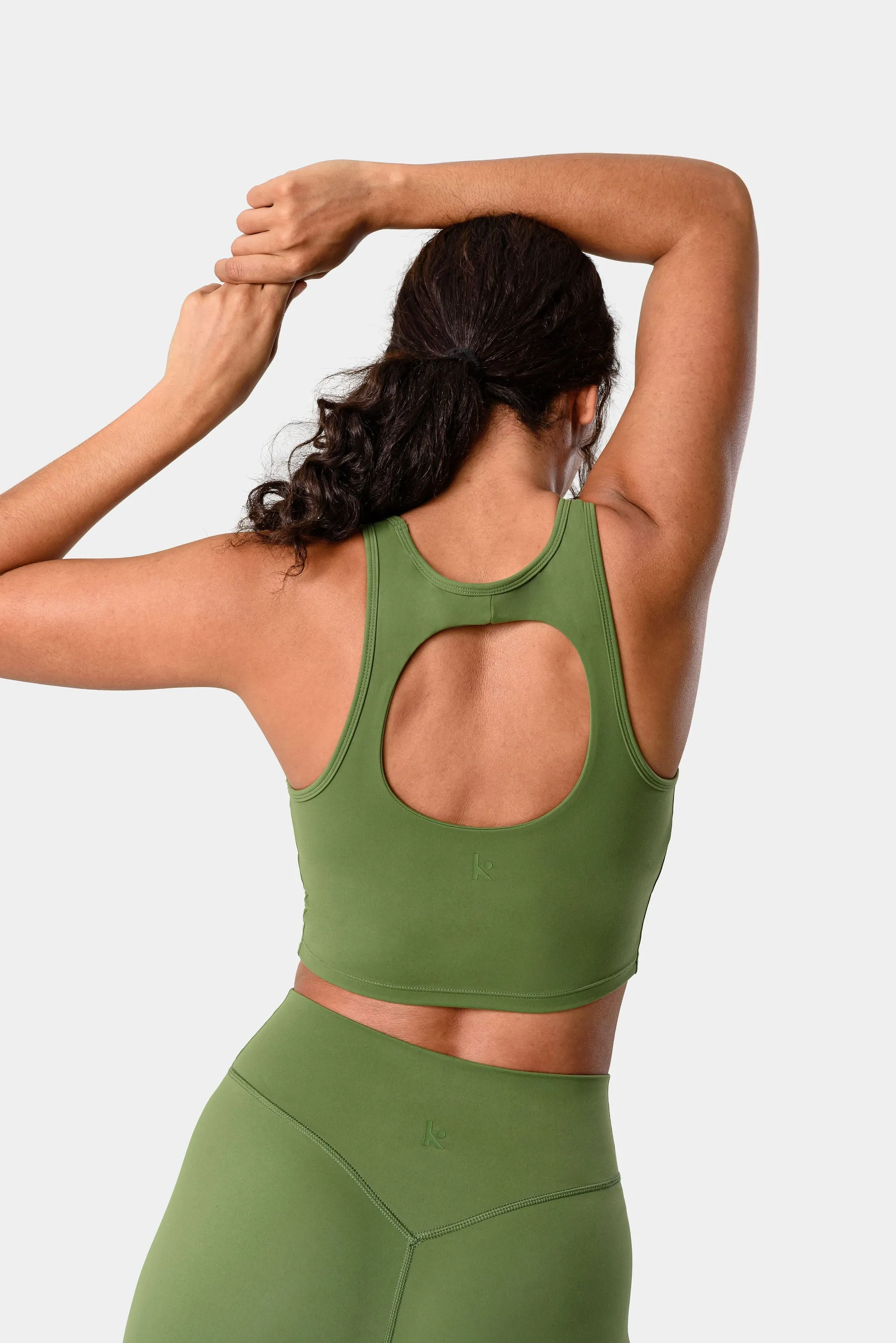 Sydney Tank Top Sports Bra - Jade Green sold by Kamo Fitness product image thumbnail 5