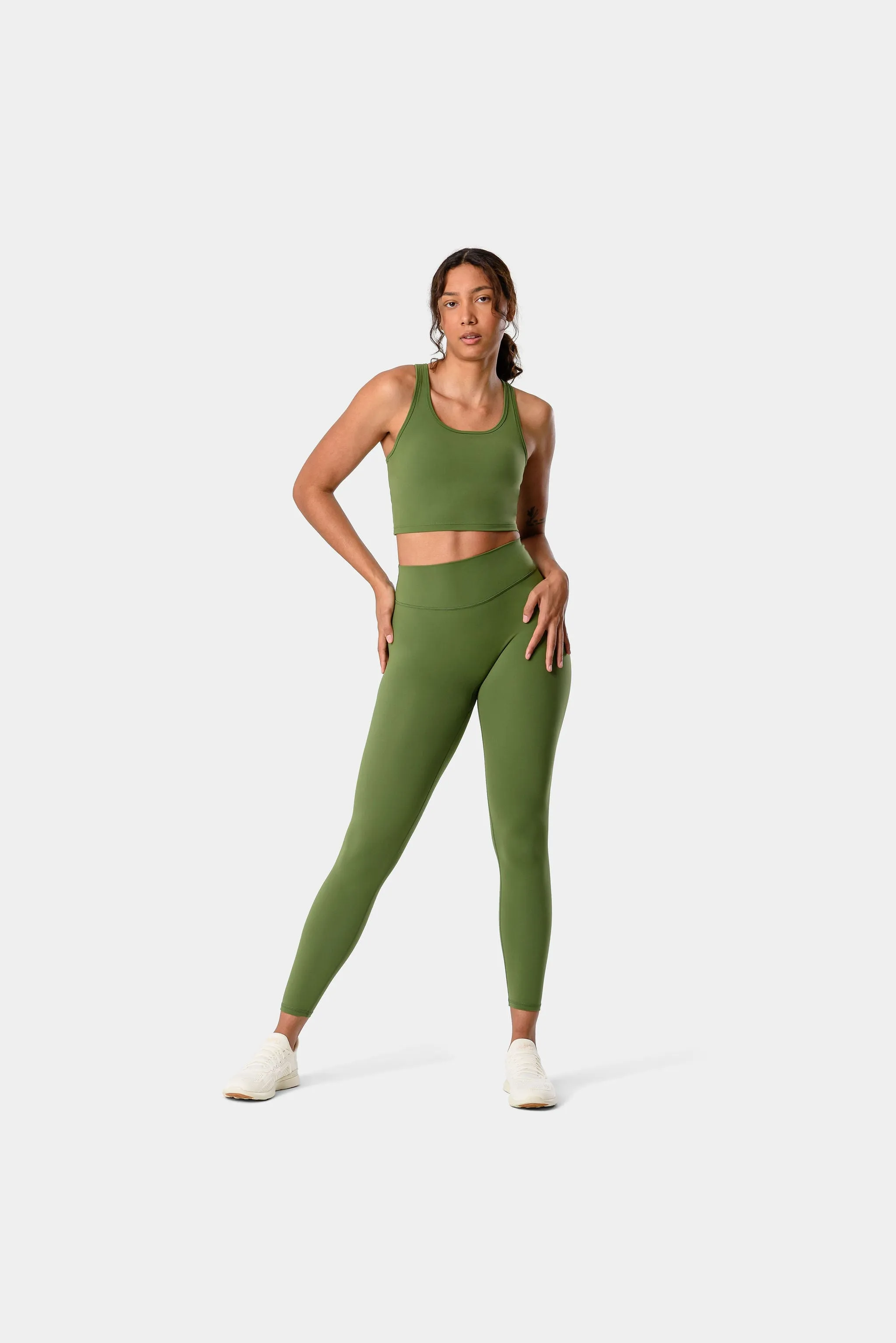 Sydney Tank Top Sports Bra - Jade Green sold by Kamo Fitness product image thumbnail 2