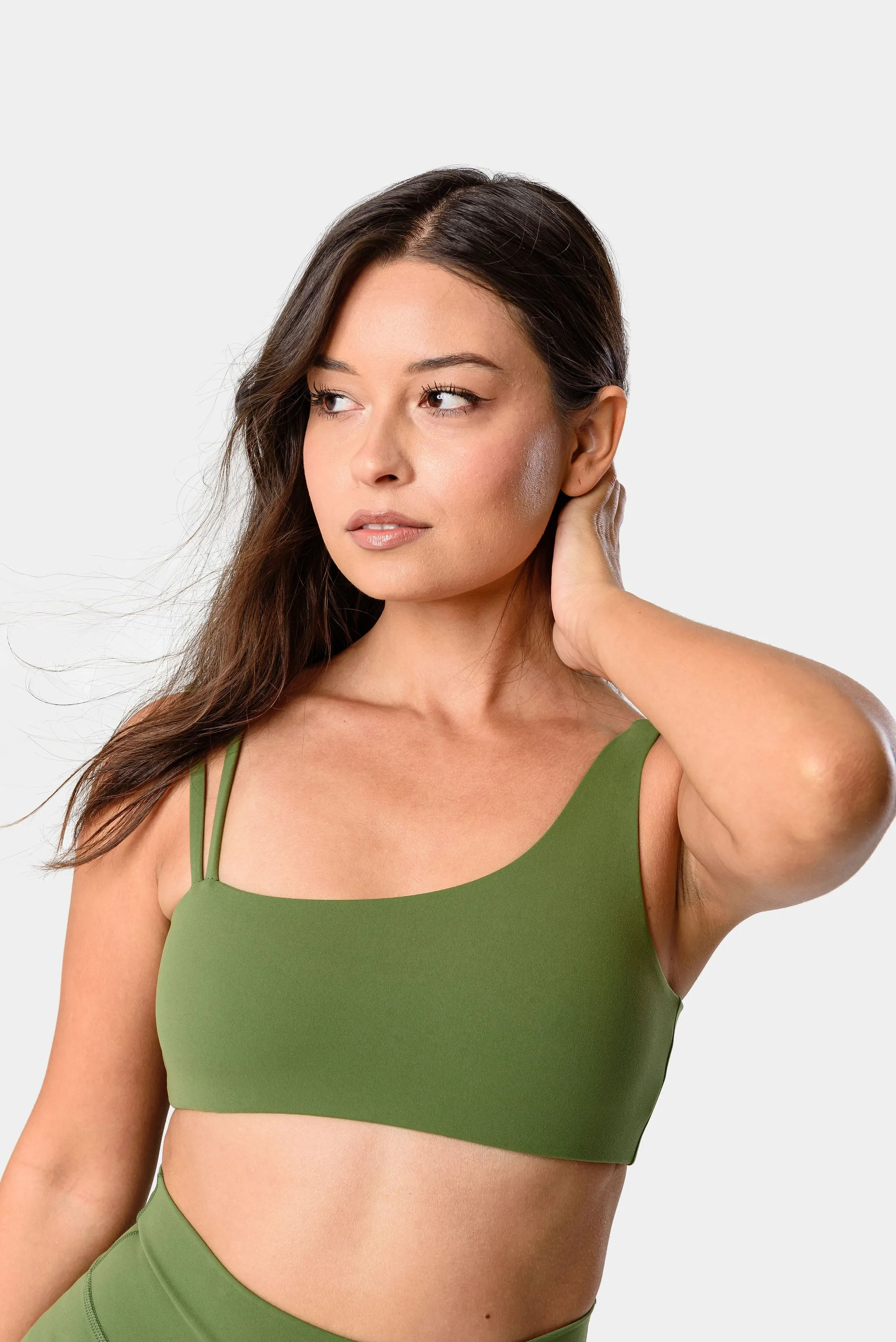 Ivy Sports Bra - Jade Green sold by Kamo Fitness