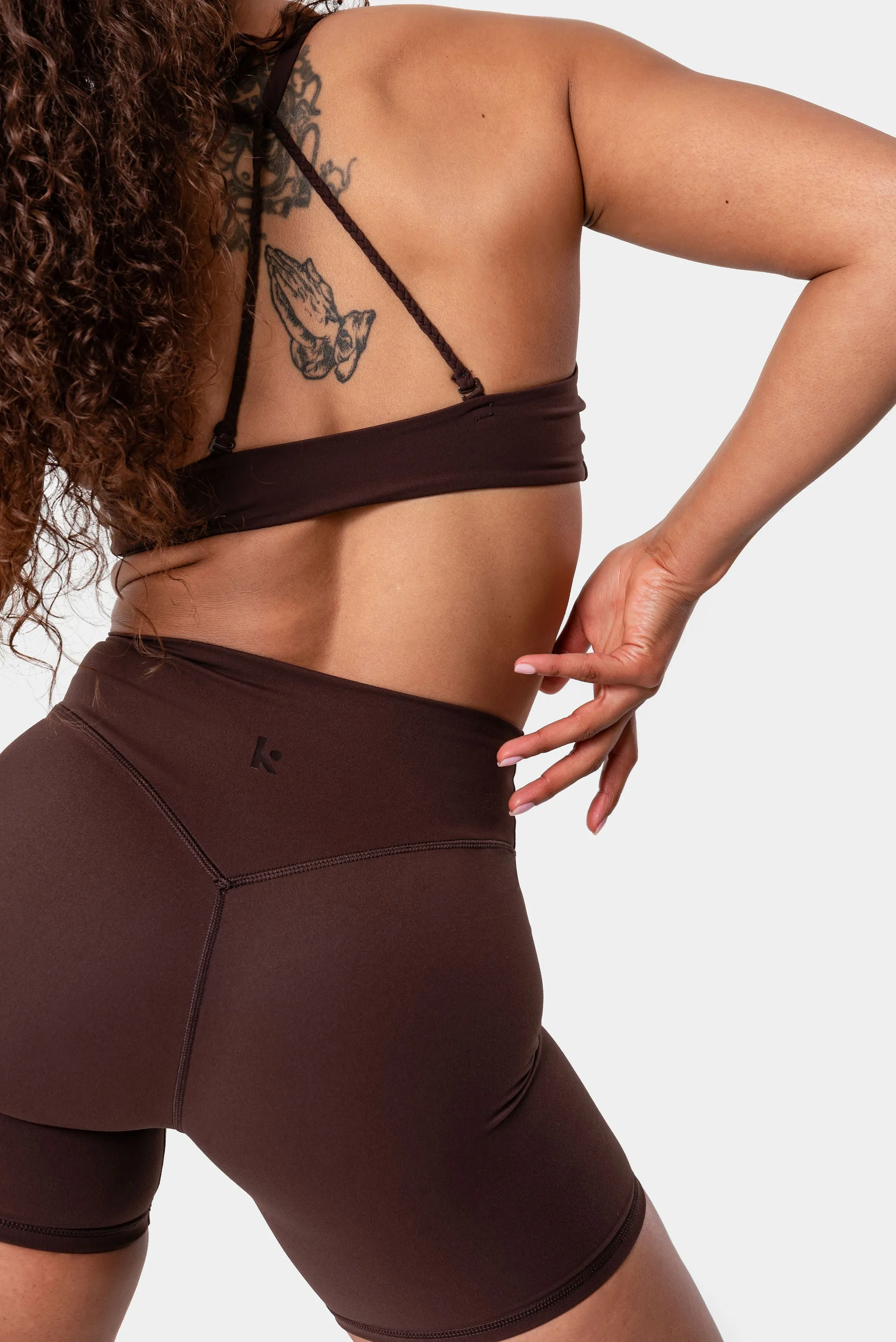 Serenity Shorts 6" - Java Brown sold by Kamo Fitness product image thumbnail 4