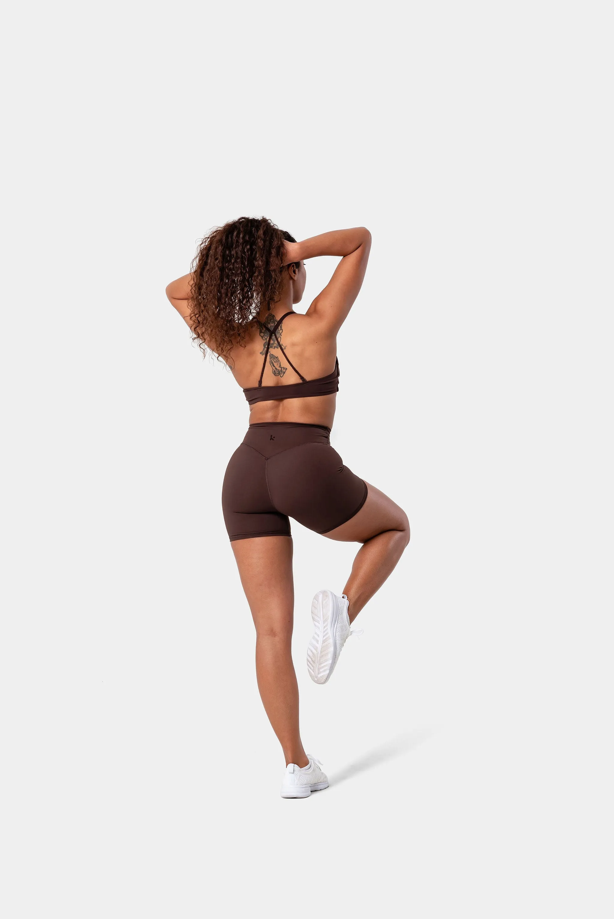 Serenity Shorts 6" - Java Brown sold by Kamo Fitness product image thumbnail 2