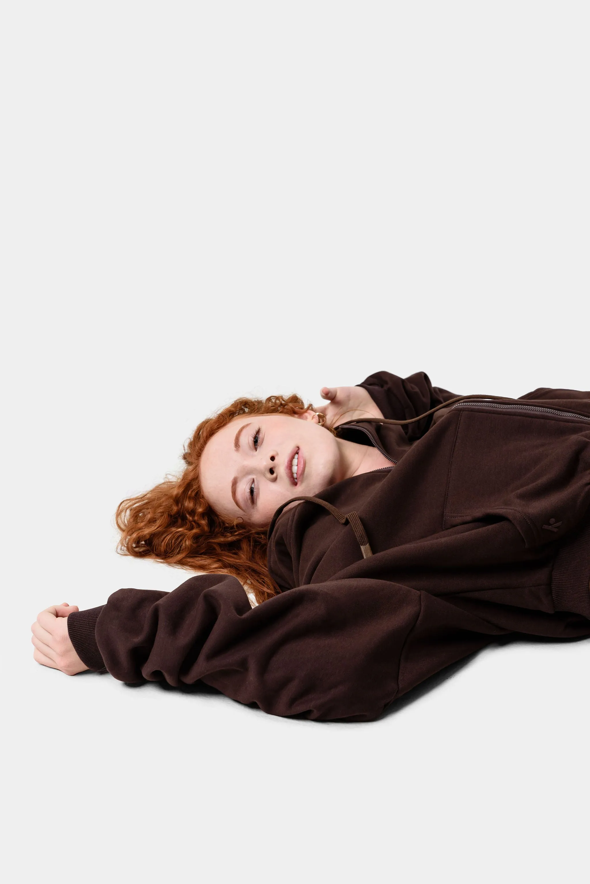 CozyTec Full Zip Hoodie - Java Brown sold by Kamo Fitness product image thumbnail 4