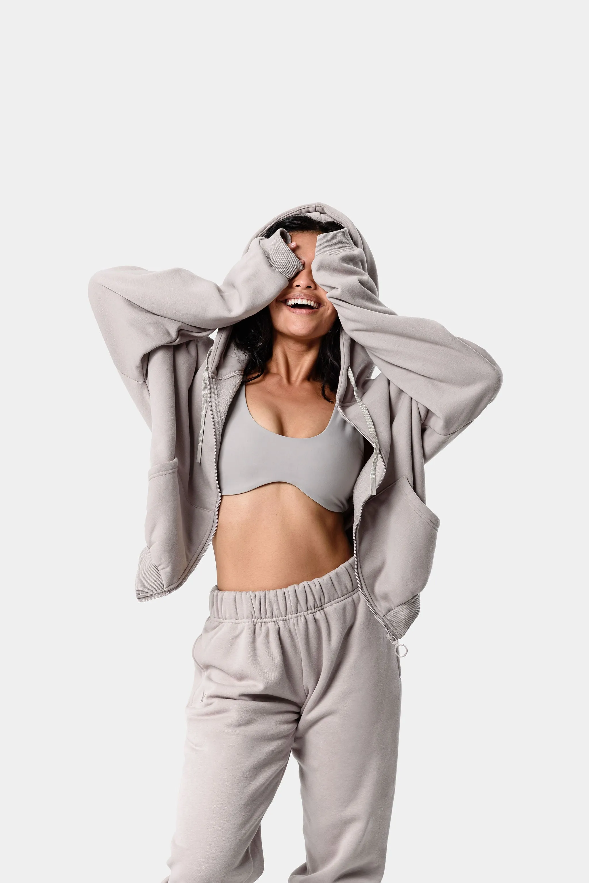 CozyTec Full Zip Hoodie - Porpoise sold by Kamo Fitness