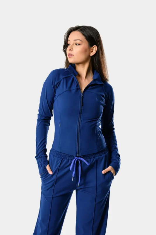 Serenity Nyla Jacket - Royal Blue made by Kamo Fitness