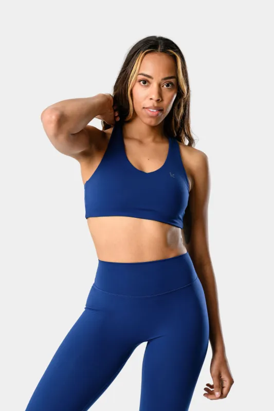 Eva Sports Bra - Royal Blue sold by Kamo Fitness
