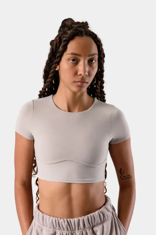 Isla Short Sleeve Top - Porpoise sold by Kamo Fitness