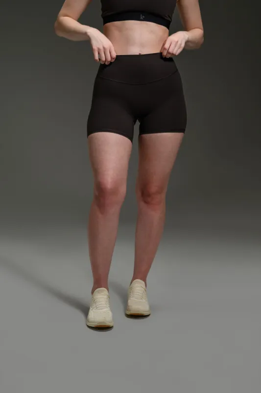 Featherlite Enhance 6" Shorts - Espresso sold by Kamo Fitness