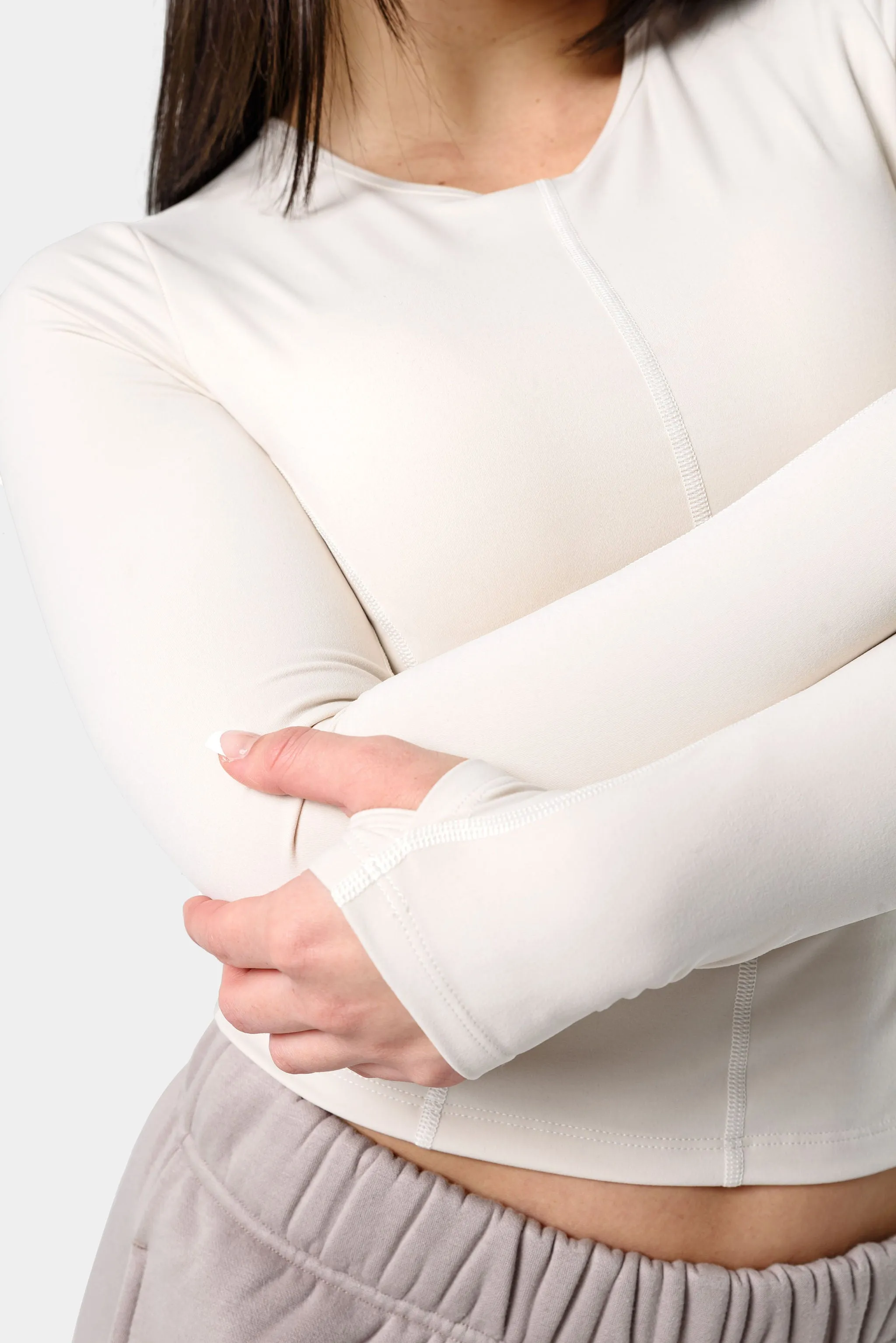 Aurora Performance Long Sleeve Blouse - Jet Stream sold by Kamo Fitness product image thumbnail 4