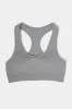 Nova Seamless Deep U Bra - Titanium Grey sold by Kamo Fitness