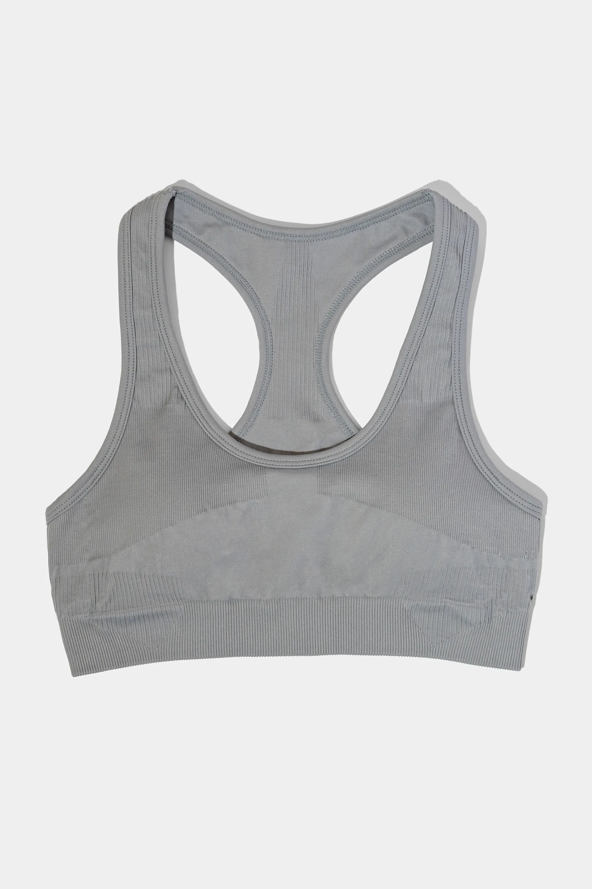 Nova Seamless Deep U Bra - Titanium Grey sold by Kamo Fitness product image thumbnail 2