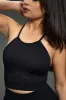 Nova Seamless High Neck Bra - Black sold by Kamo Fitness