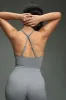 Nova Seamless High Neck Bra - Titanium Grey sold by Kamo Fitness