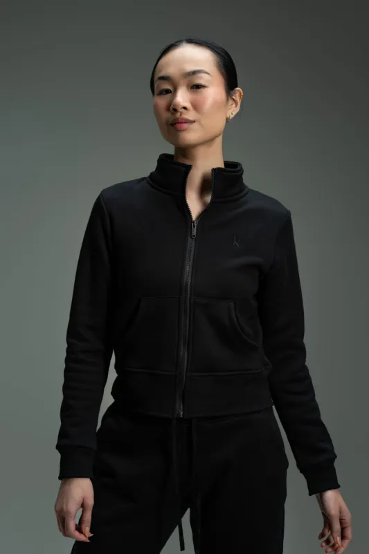 CozyTec Up Jacket - Black made by Kamo Fitness