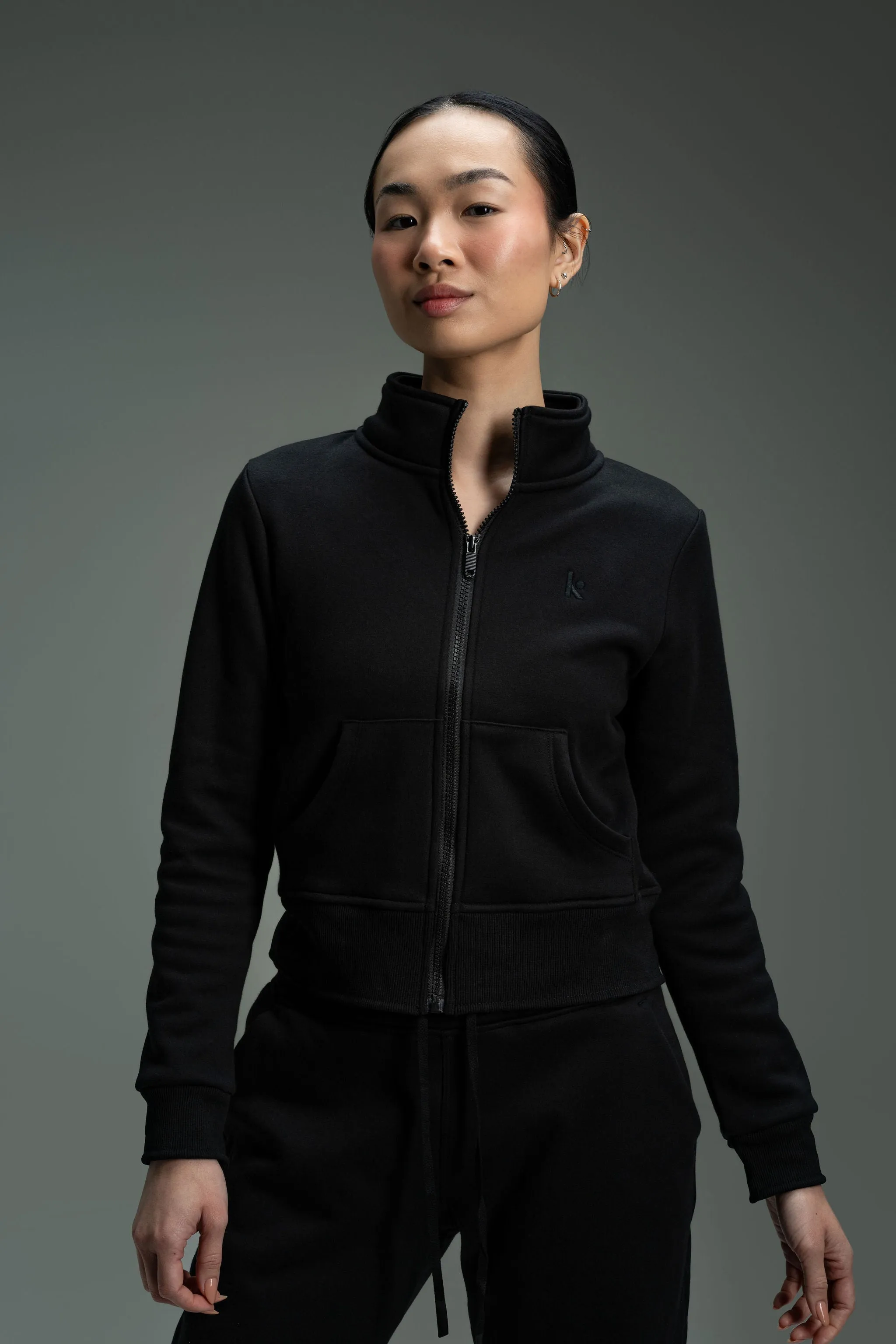 CozyTec Up Jacket - Black sold by Kamo Fitness